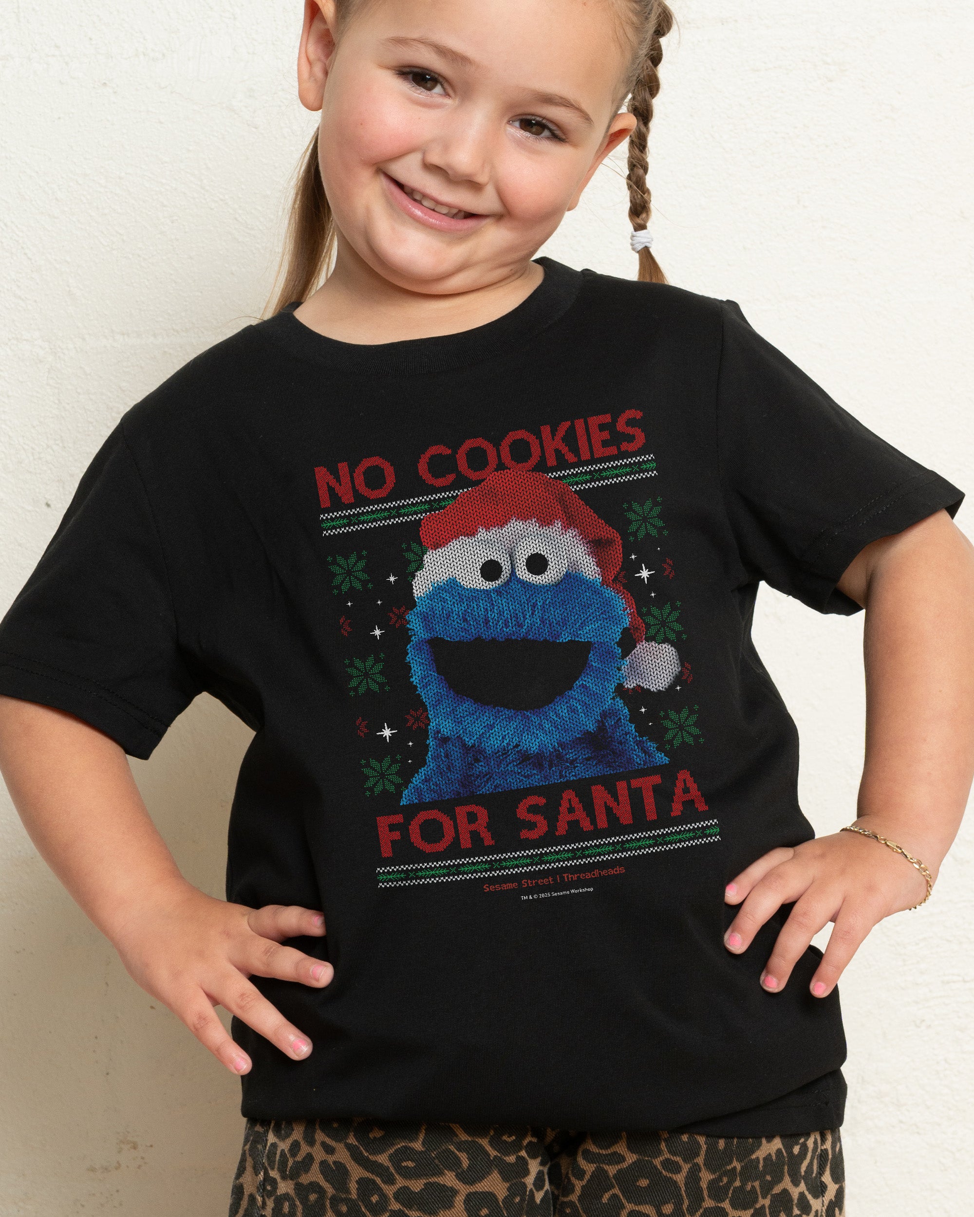 No Cookies for Santa Kids T-Shirt Threadheads Australia Online