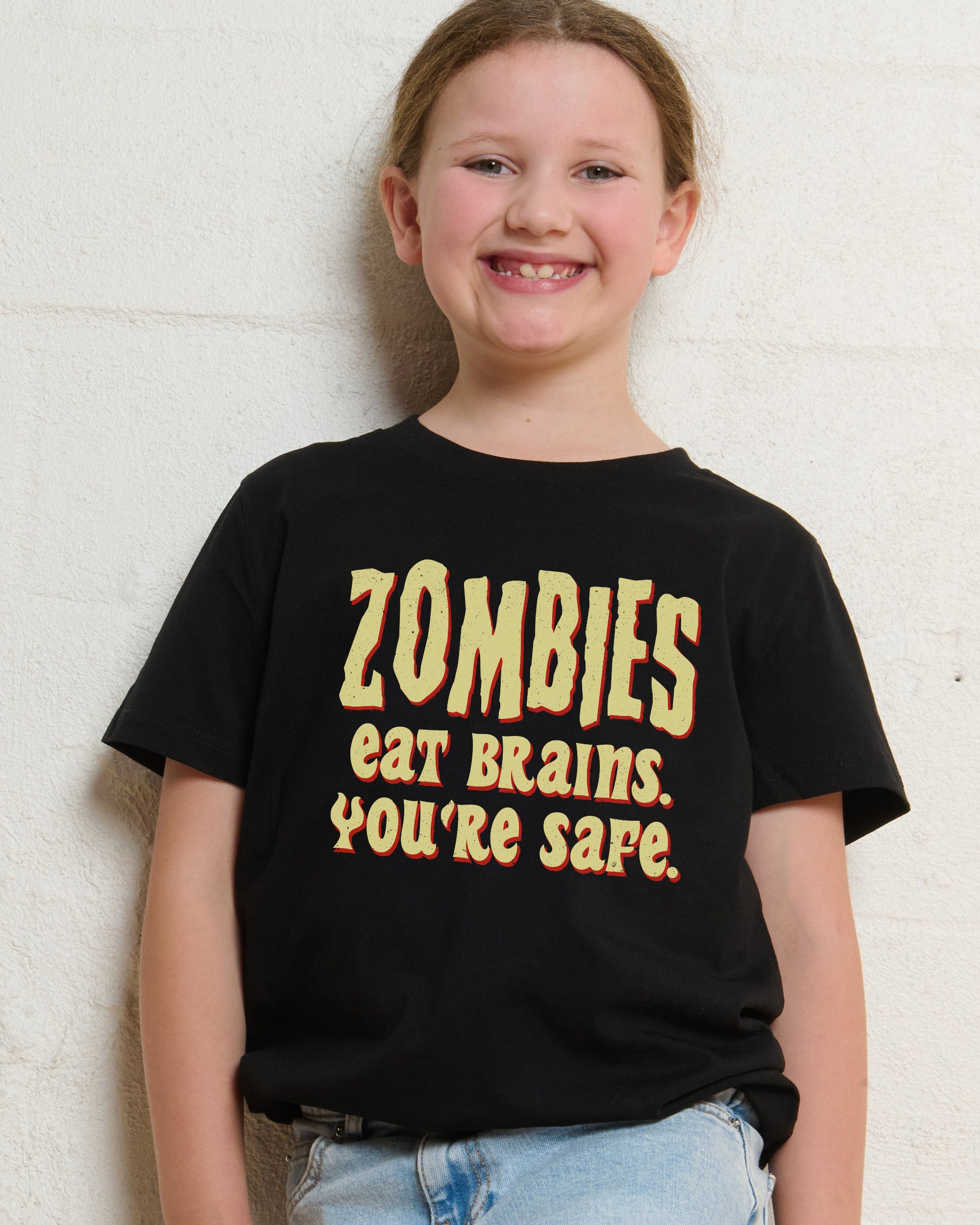 Zombies Eat Brains Kids T-Shirt