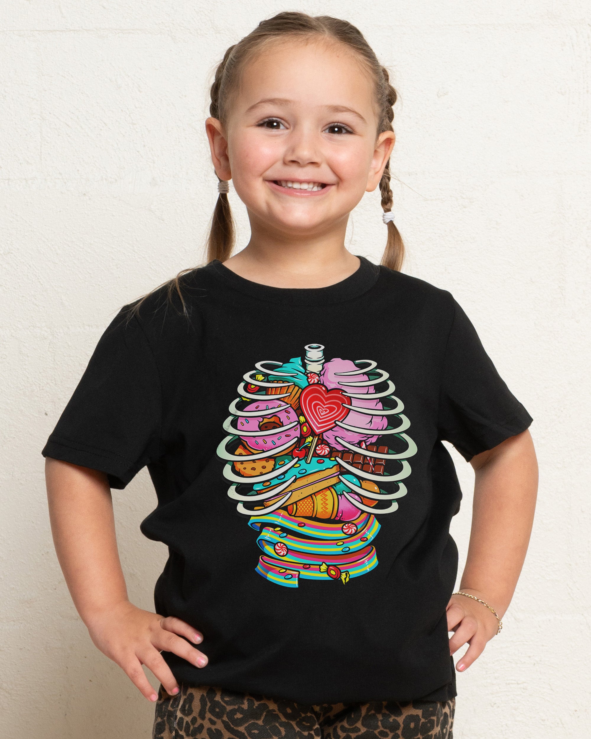 Unicorn Anatomy Sweet Inside Kids T-Shirt