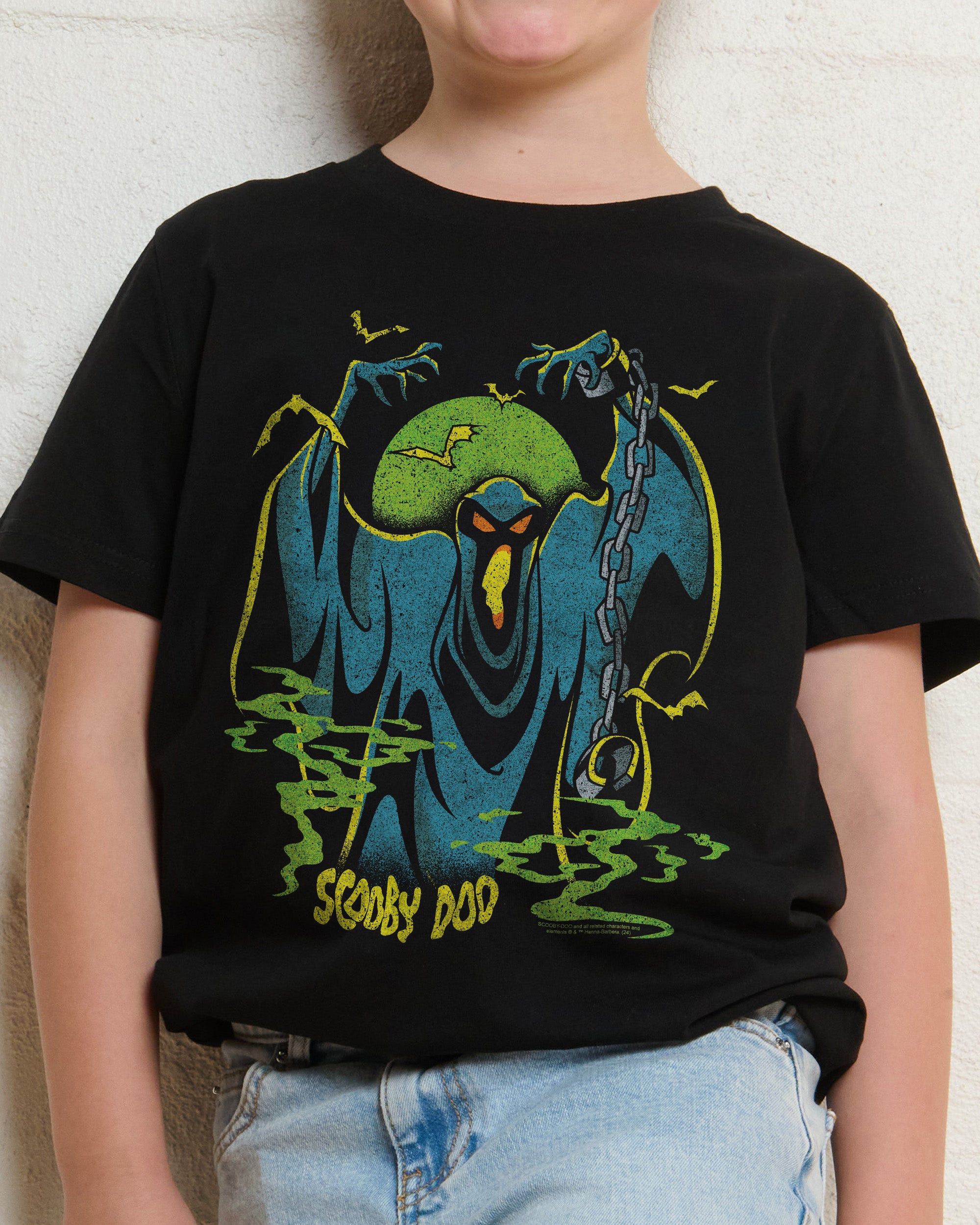 Scooby-Doo Green Ghost Kids T-Shirt