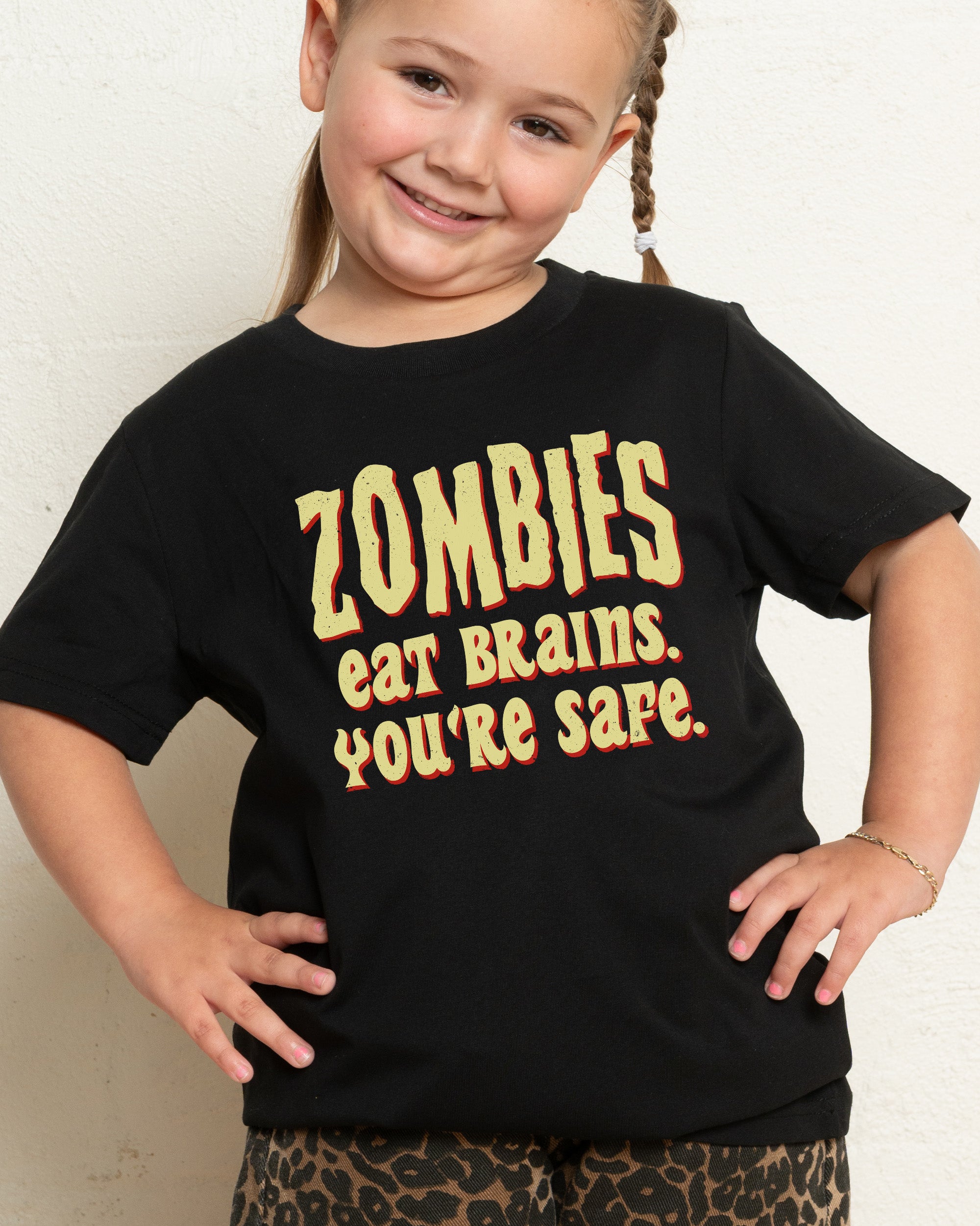 Zombies Eat Brains Kids T-Shirt