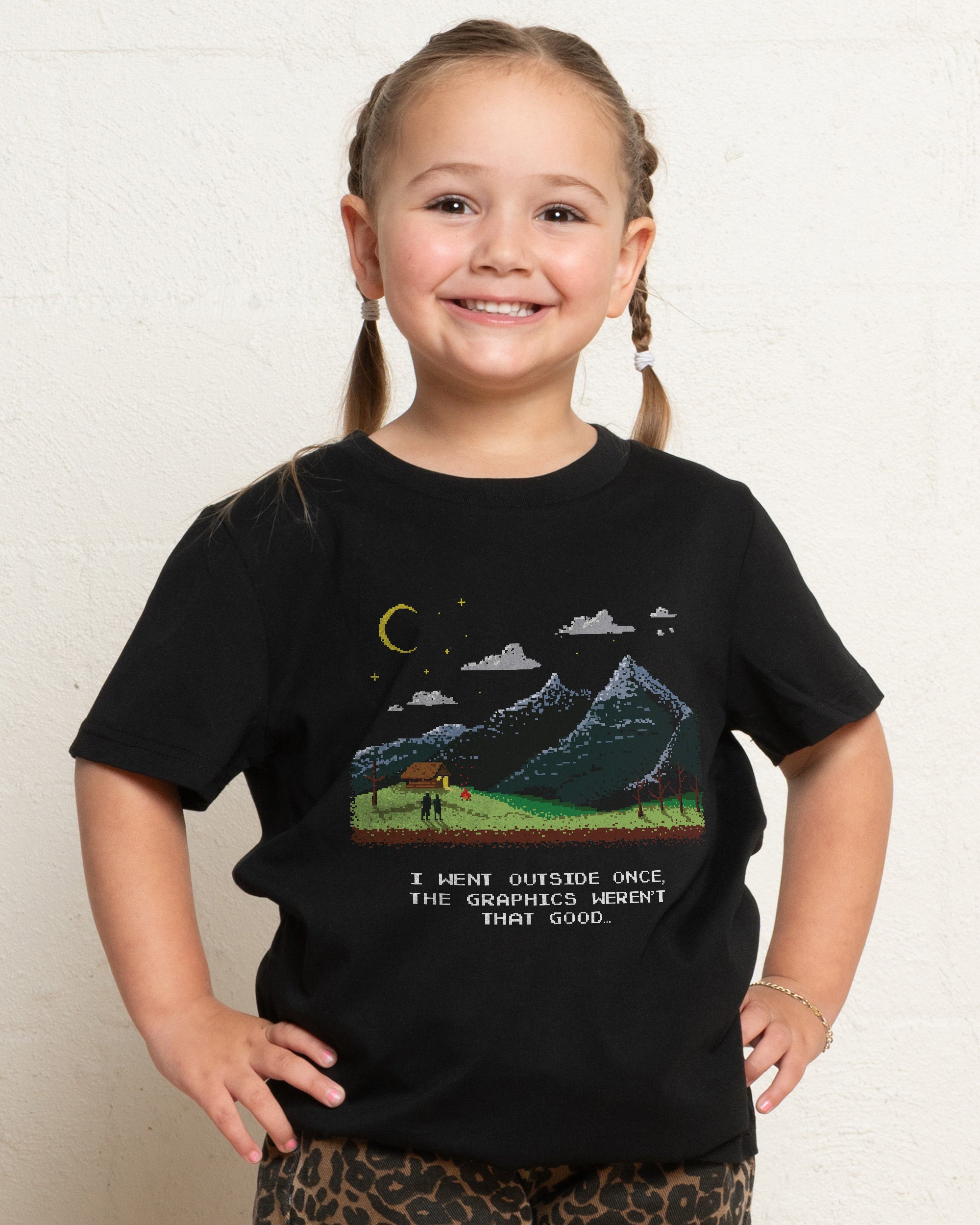 I Went Outside Once Kids T-Shirt