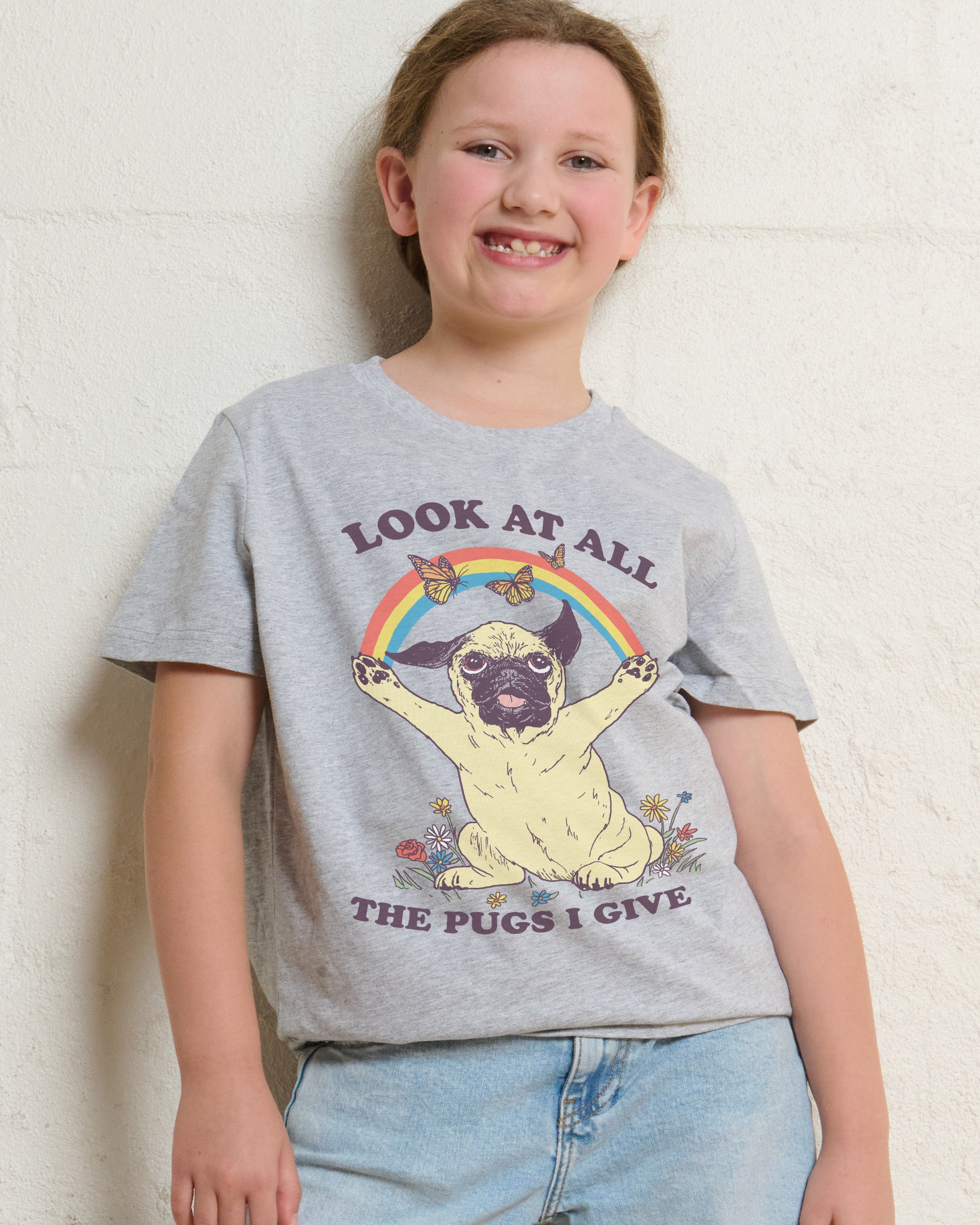 All the Pugs I Give Kids T-Shirt – view 2