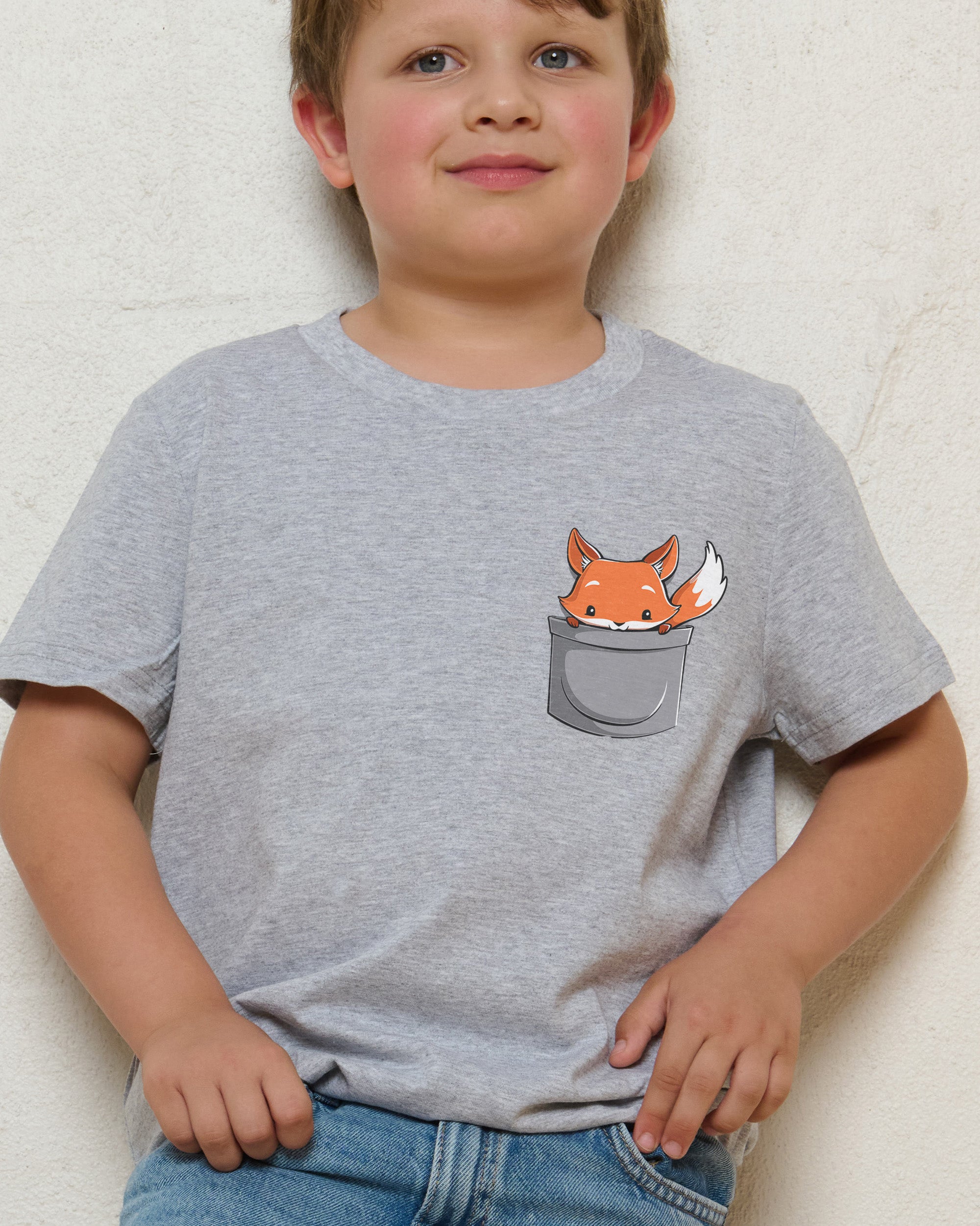 Pocket Fox Kids T-Shirt