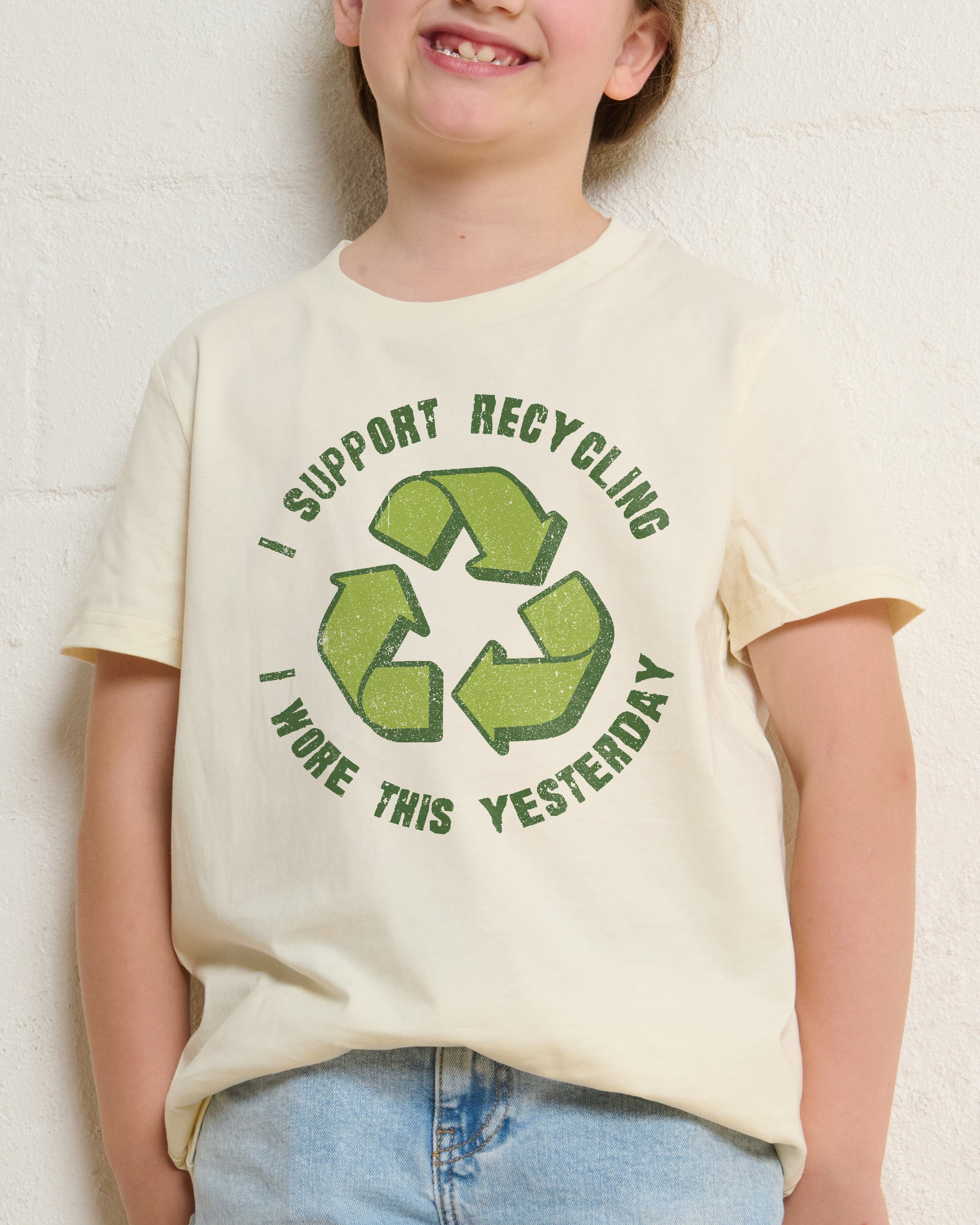I Support Recycling Kids T-Shirt