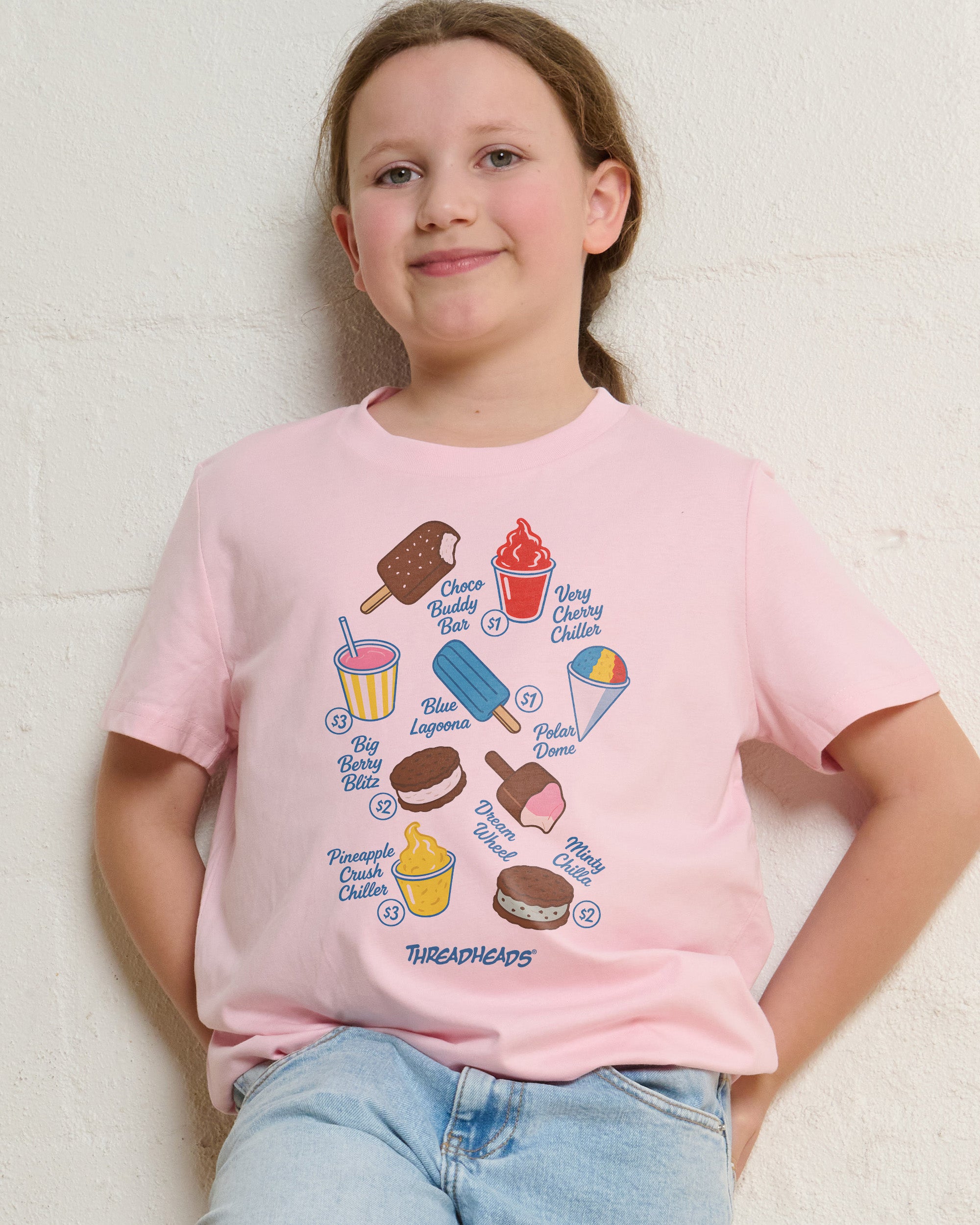 Ice Creams & Popsicles Kids T-Shirt Online Australia