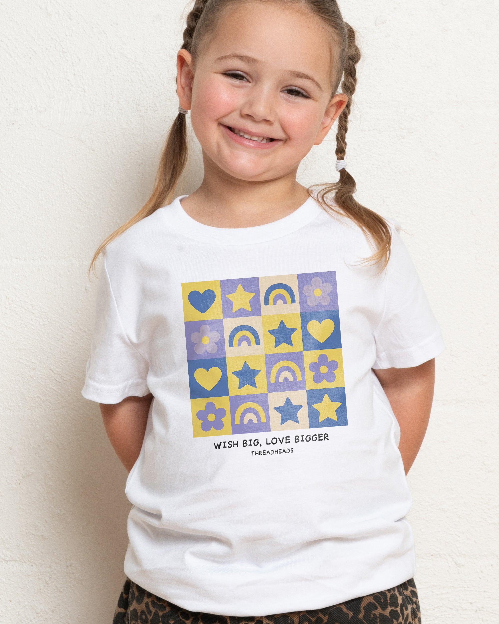 Wish Big, Love Bigger Kids T-Shirt