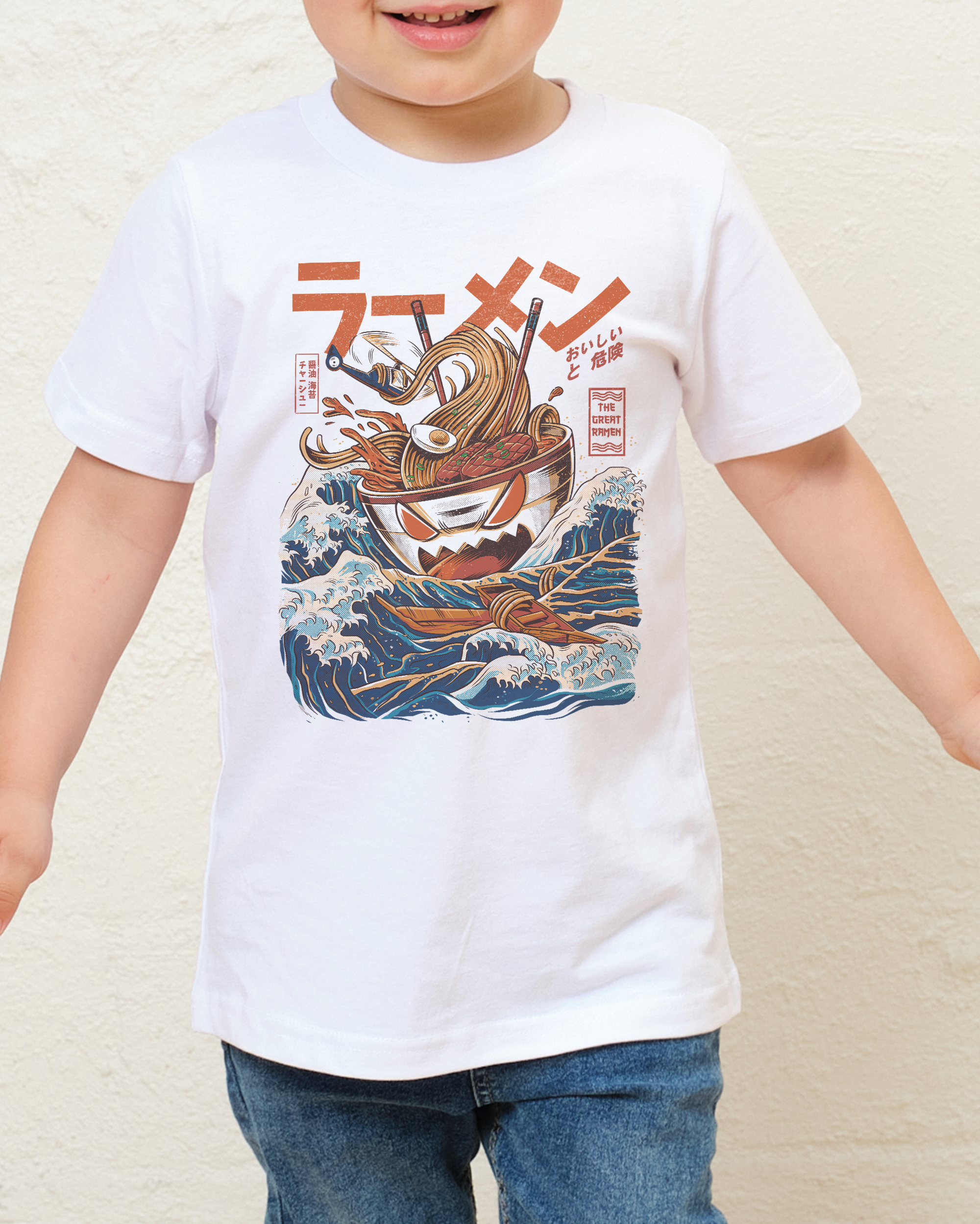 Great Ramen off Kanagawa Kids T-Shirt