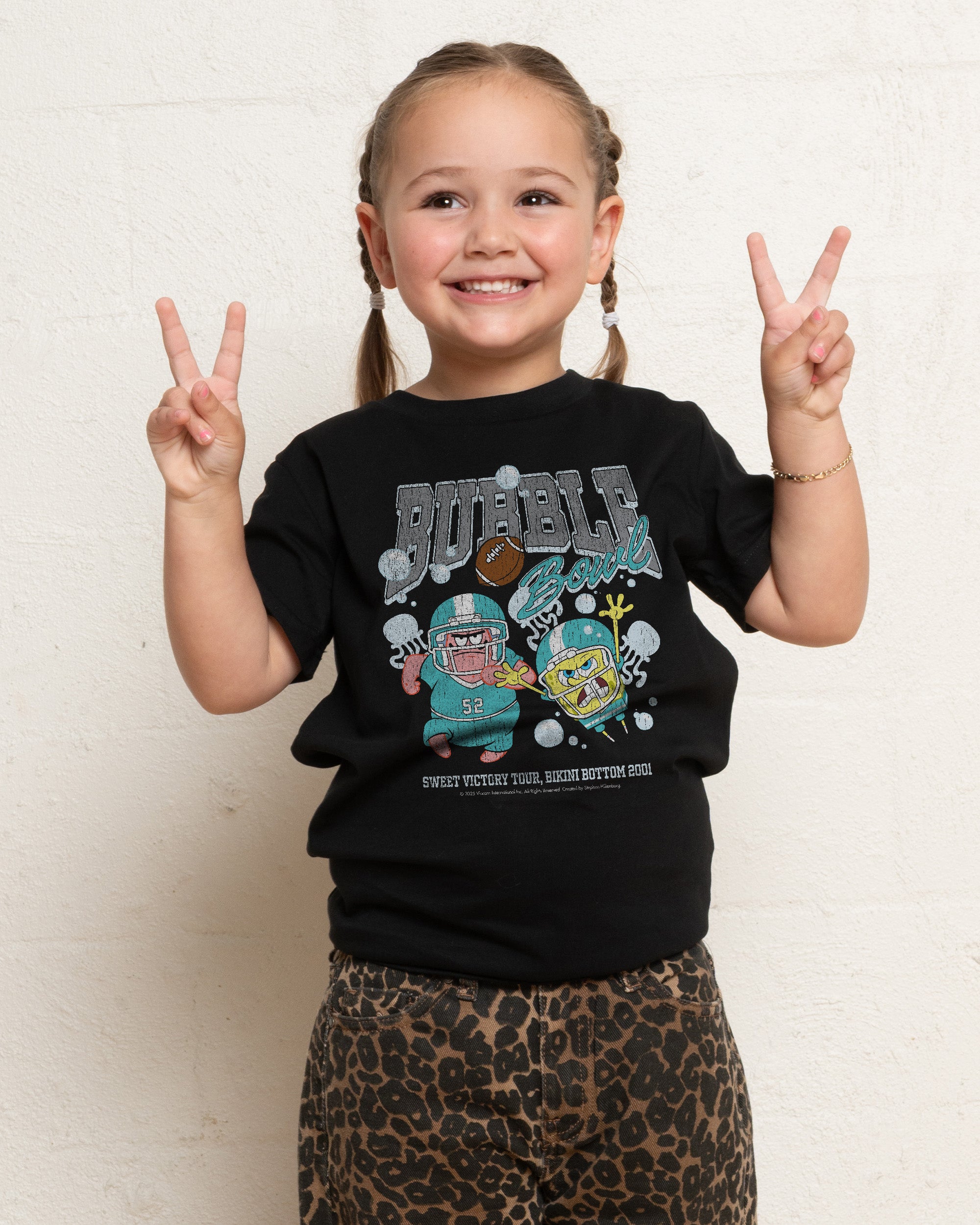 Bubble Bowl Black Kids T-Shirt