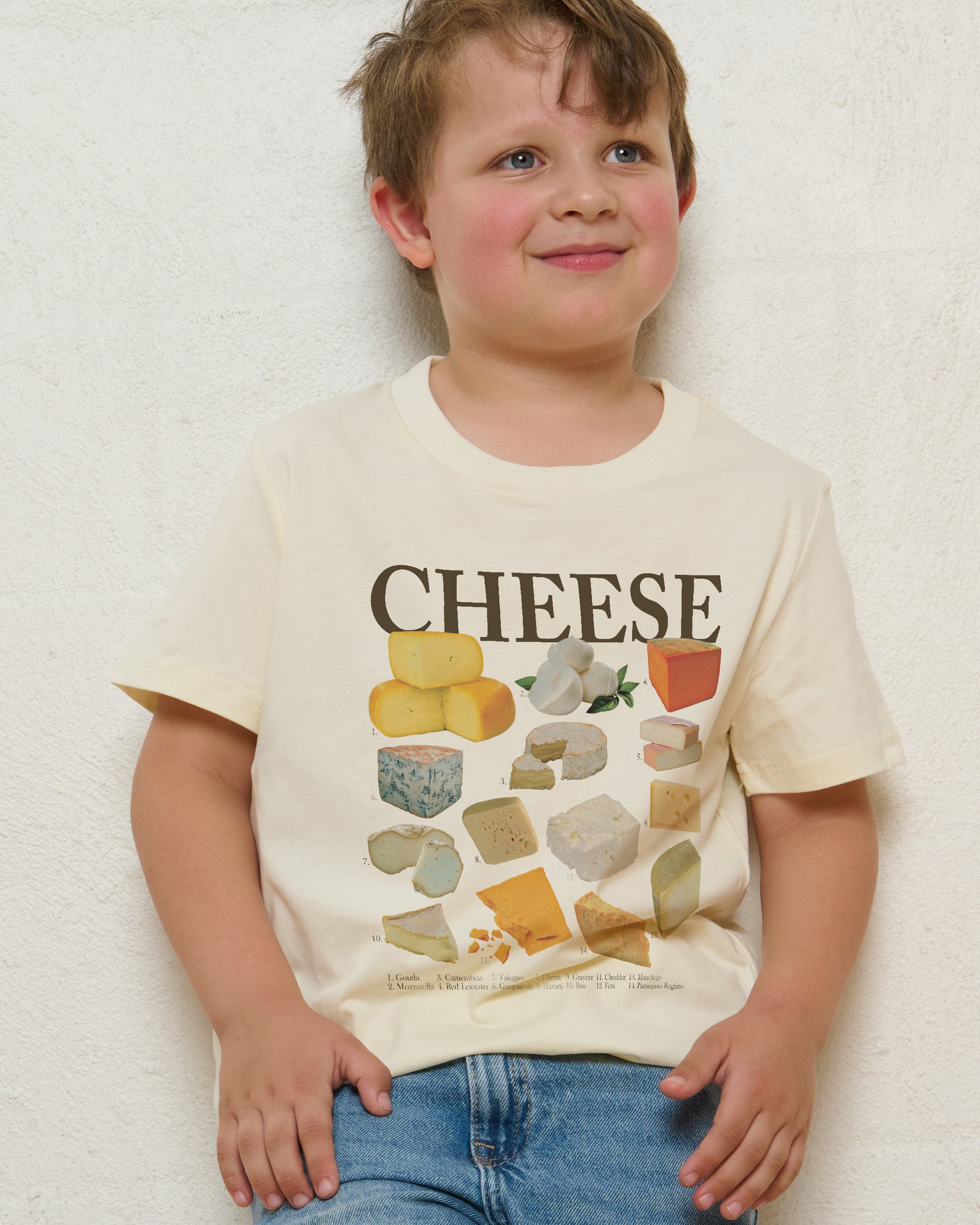 Cheese Homage Natural Kids T-Shirt