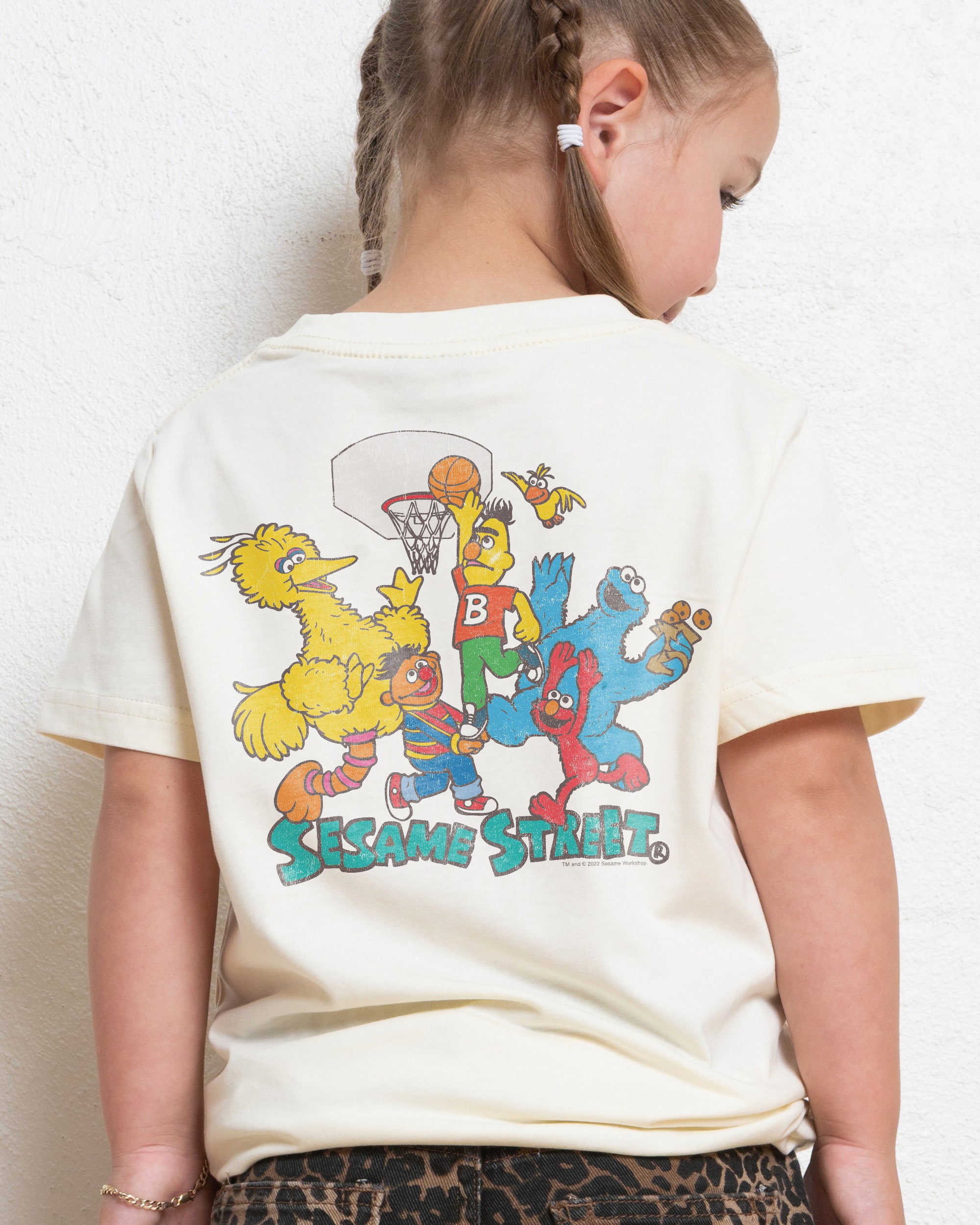 Sesame Street Hoops Natural Kids T-Shirt