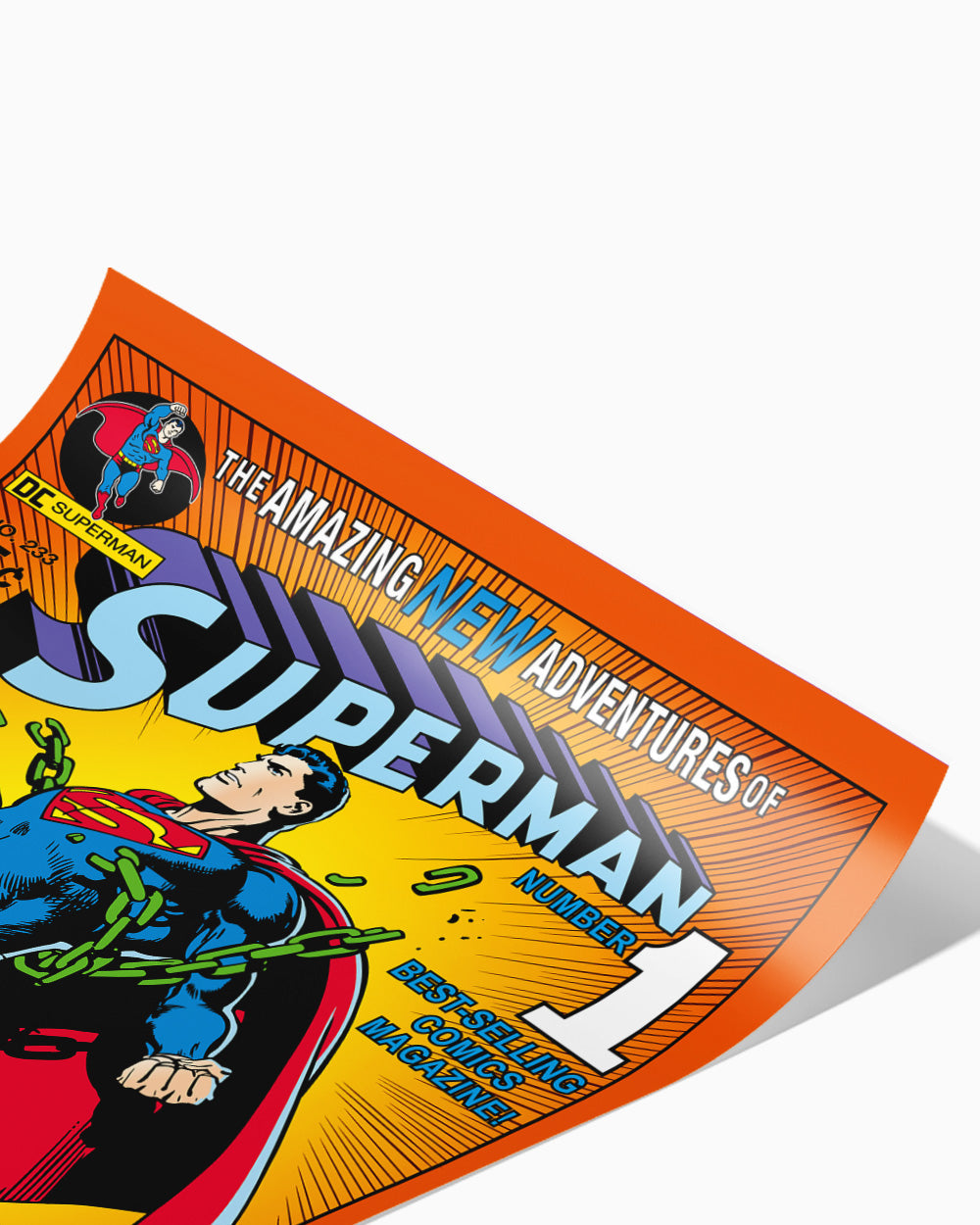 Kryptonite Nevermore Art Print #colour_Orange