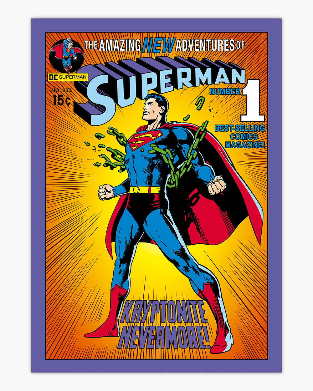 Kryptonite Nevermore Art Print #colour_Purple