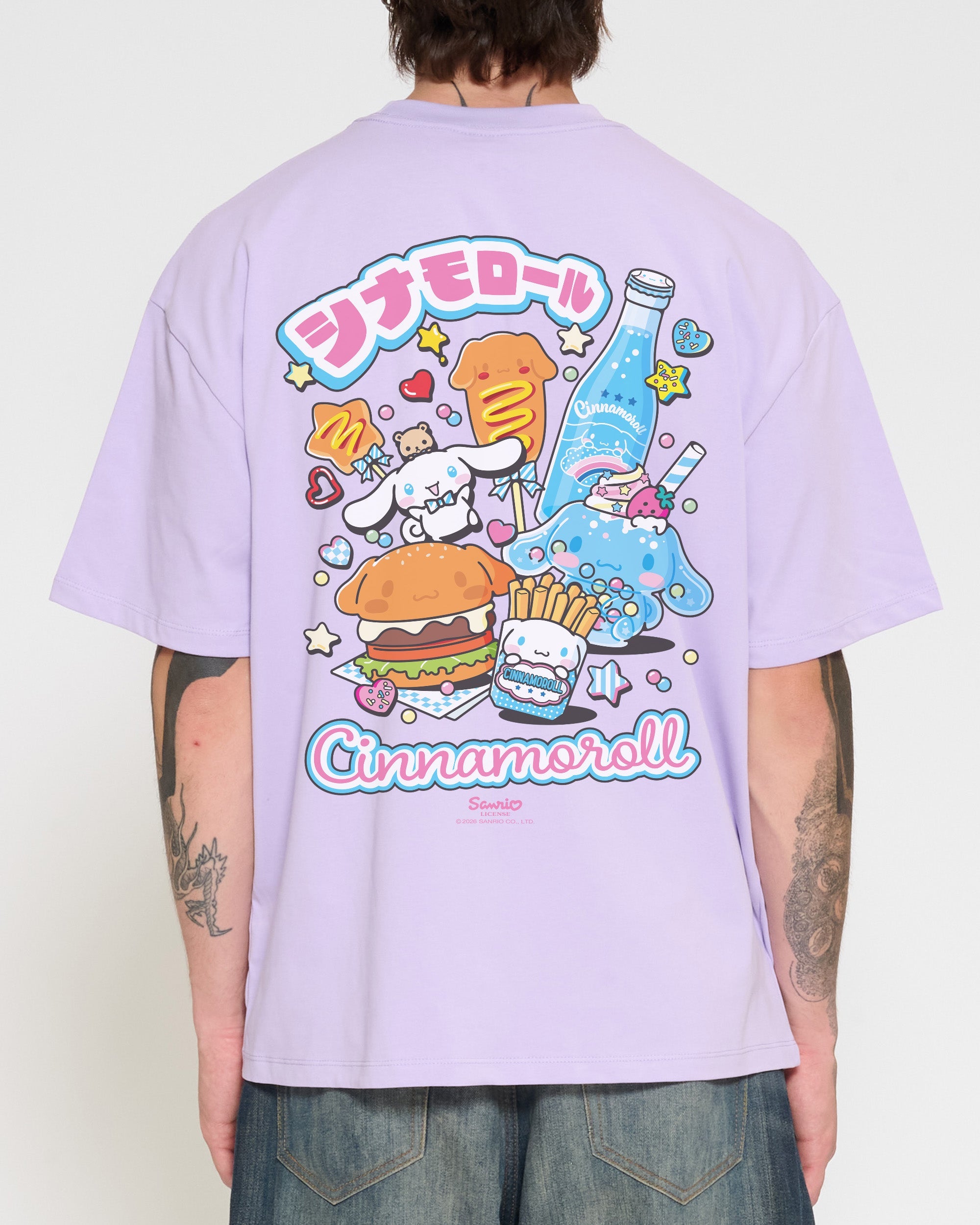 Cinnamoroll Kawaii Oversized Tee Official Hello Kitty and Friends collab Threadheads