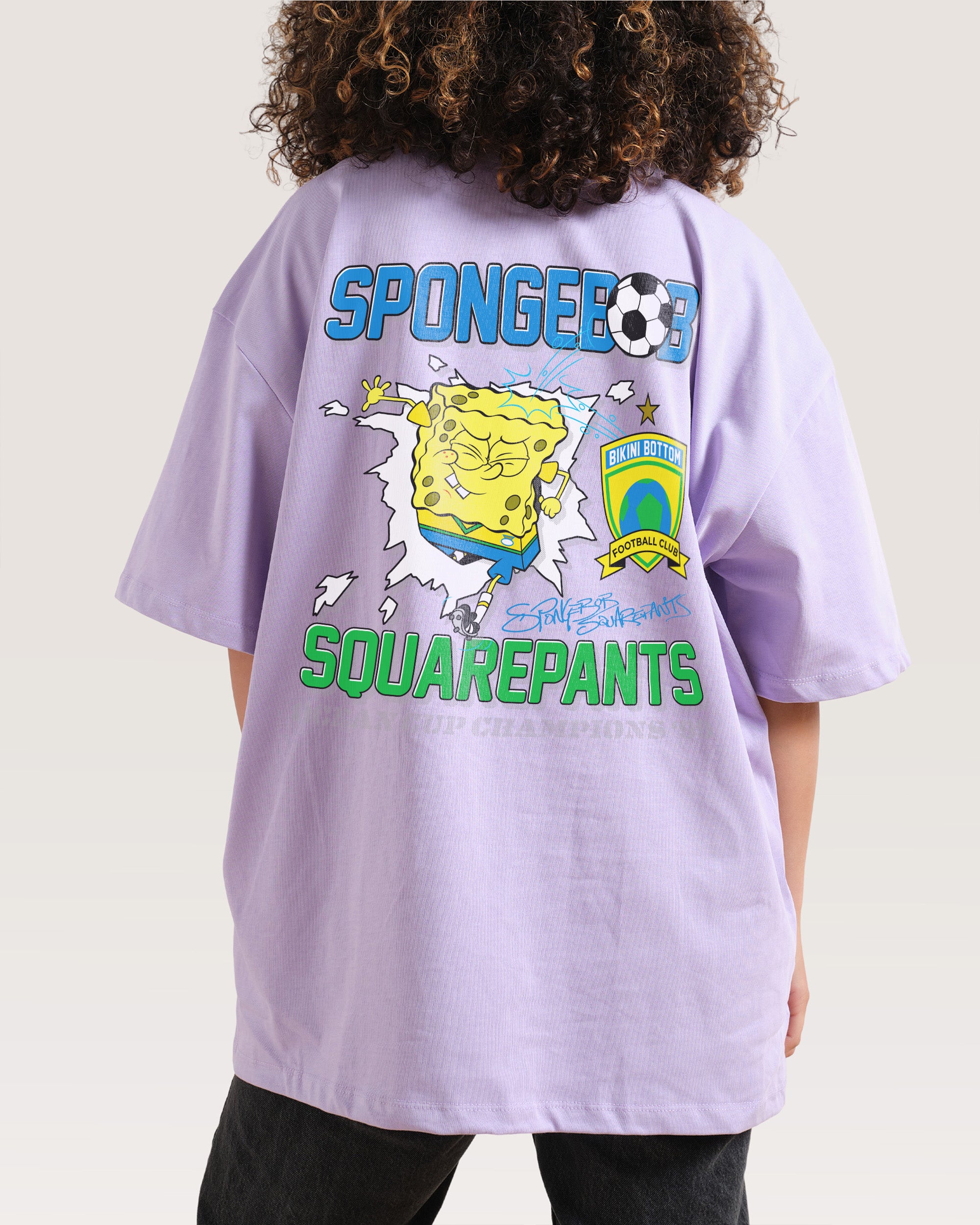 99 Champs Lilac Oversized Tee