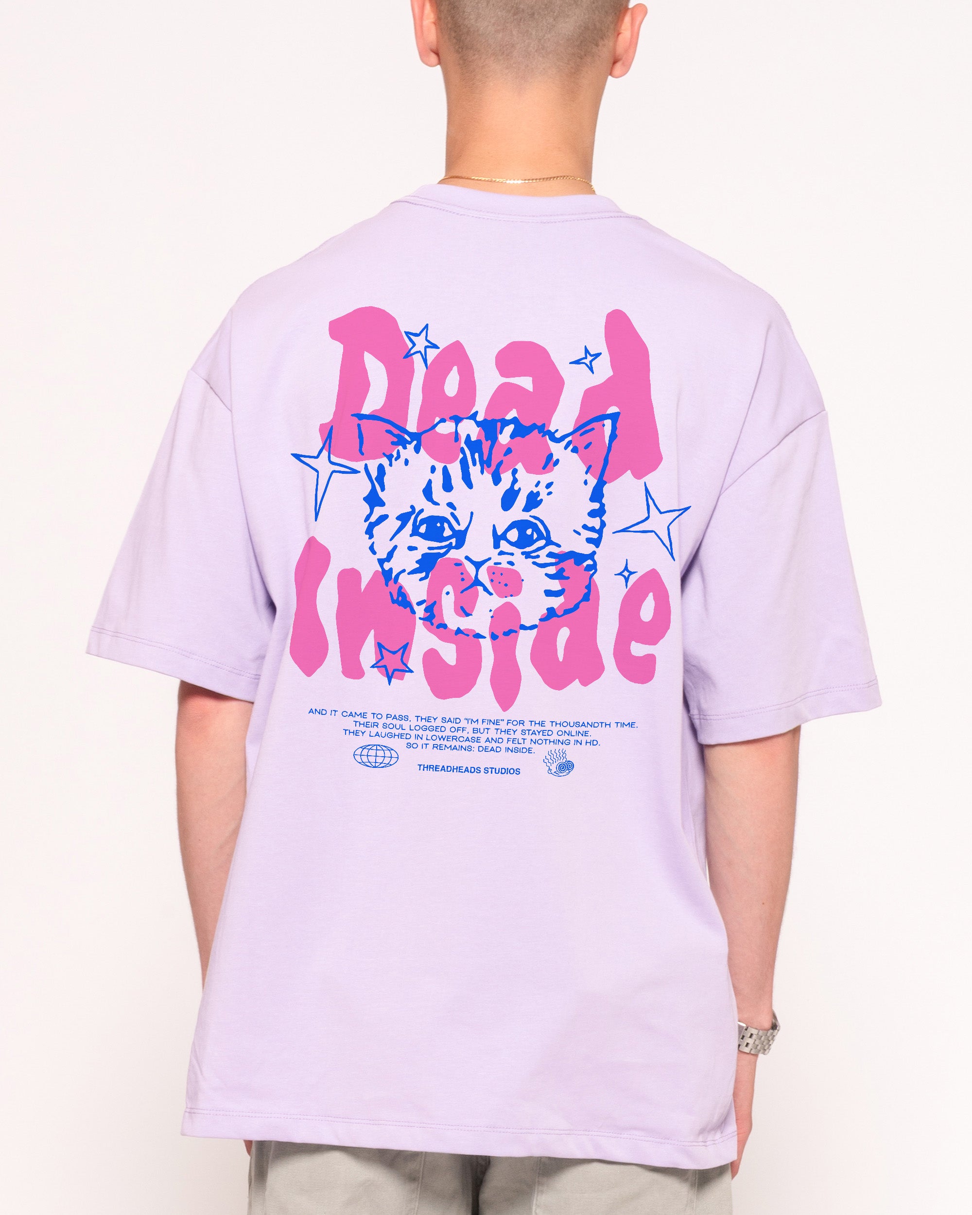 Dead Inside 26 Lilac Oversized Tee