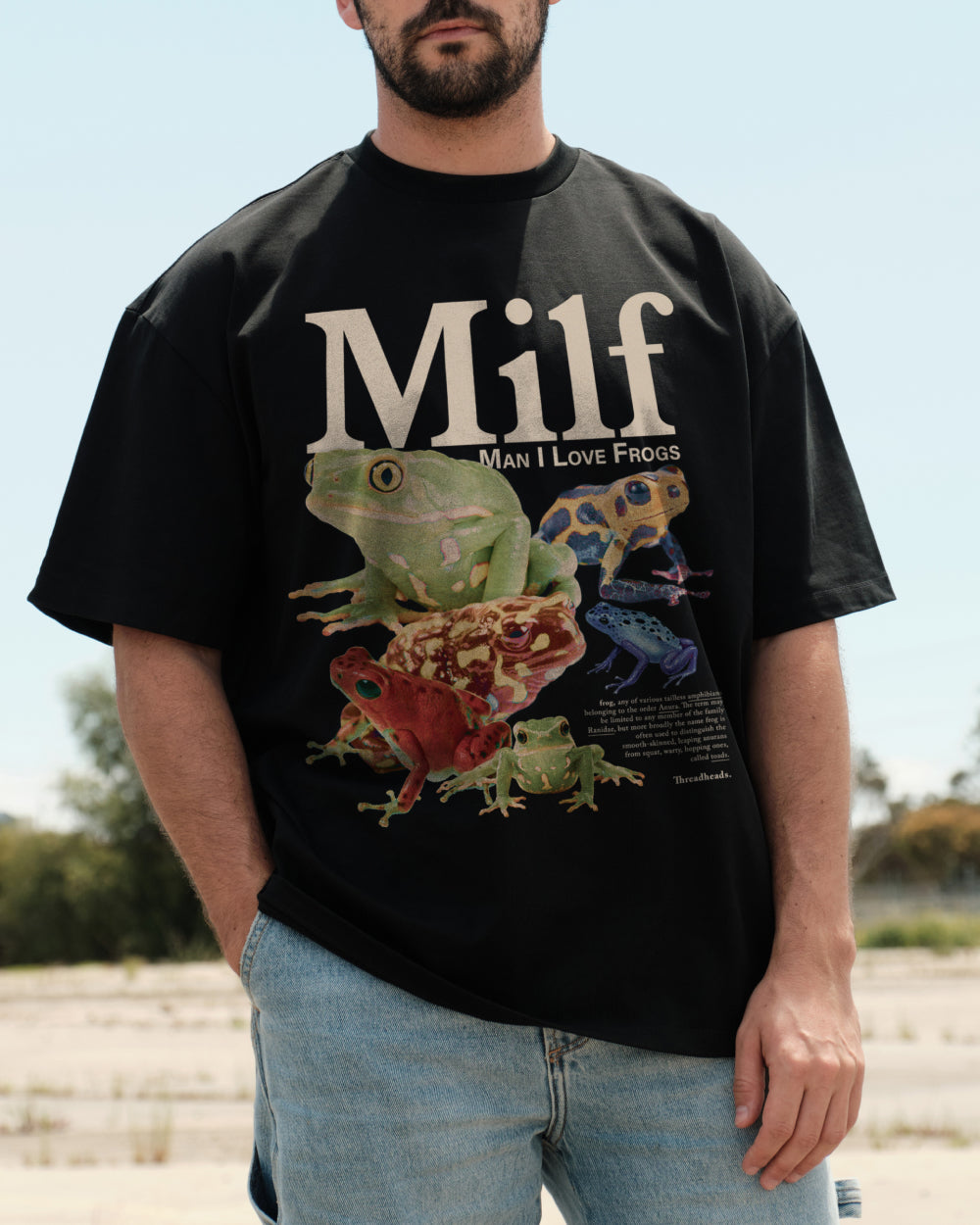 Man I Love Frogs Oversized Tee Australia Online