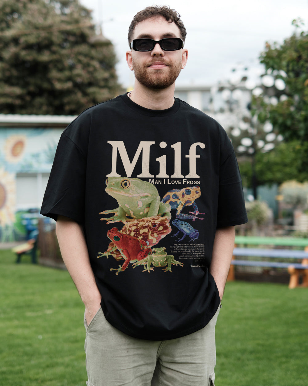 Man I Love Frogs Oversized Tee Australia Online