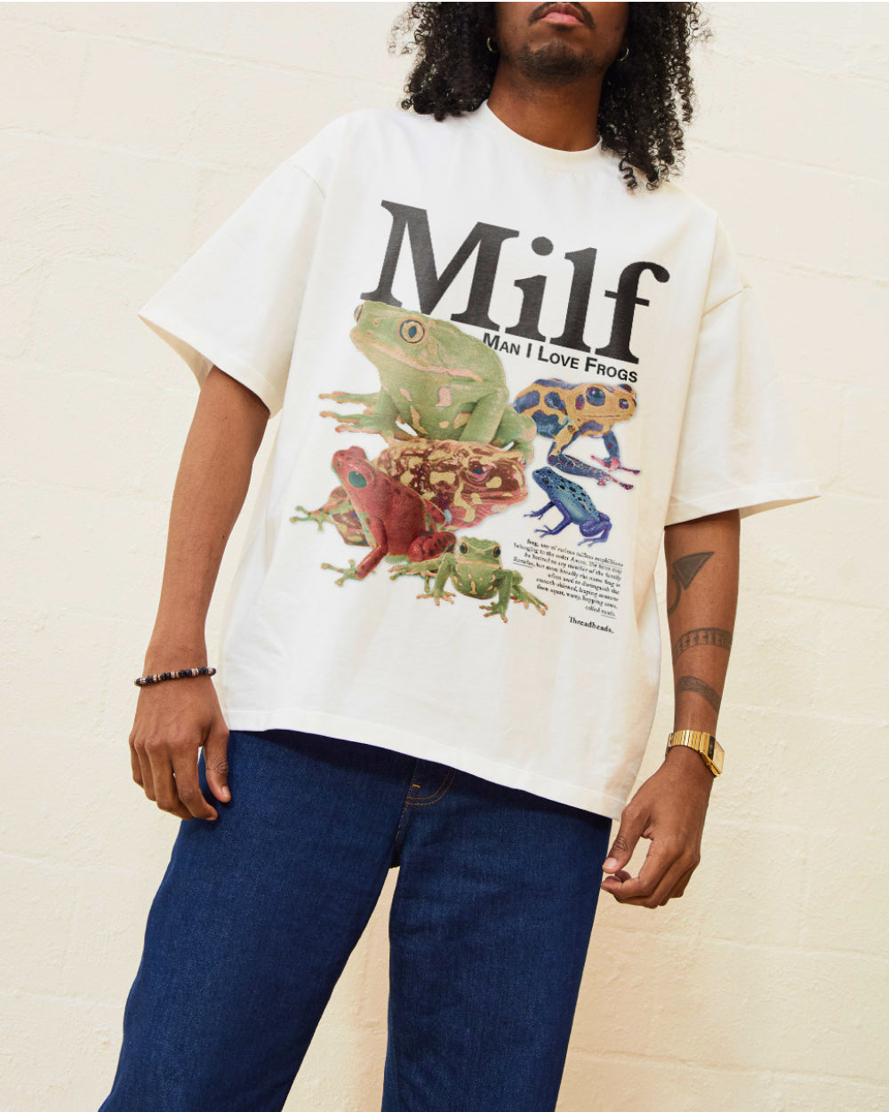 Man I Love Frogs Oversized Tee Australia Online