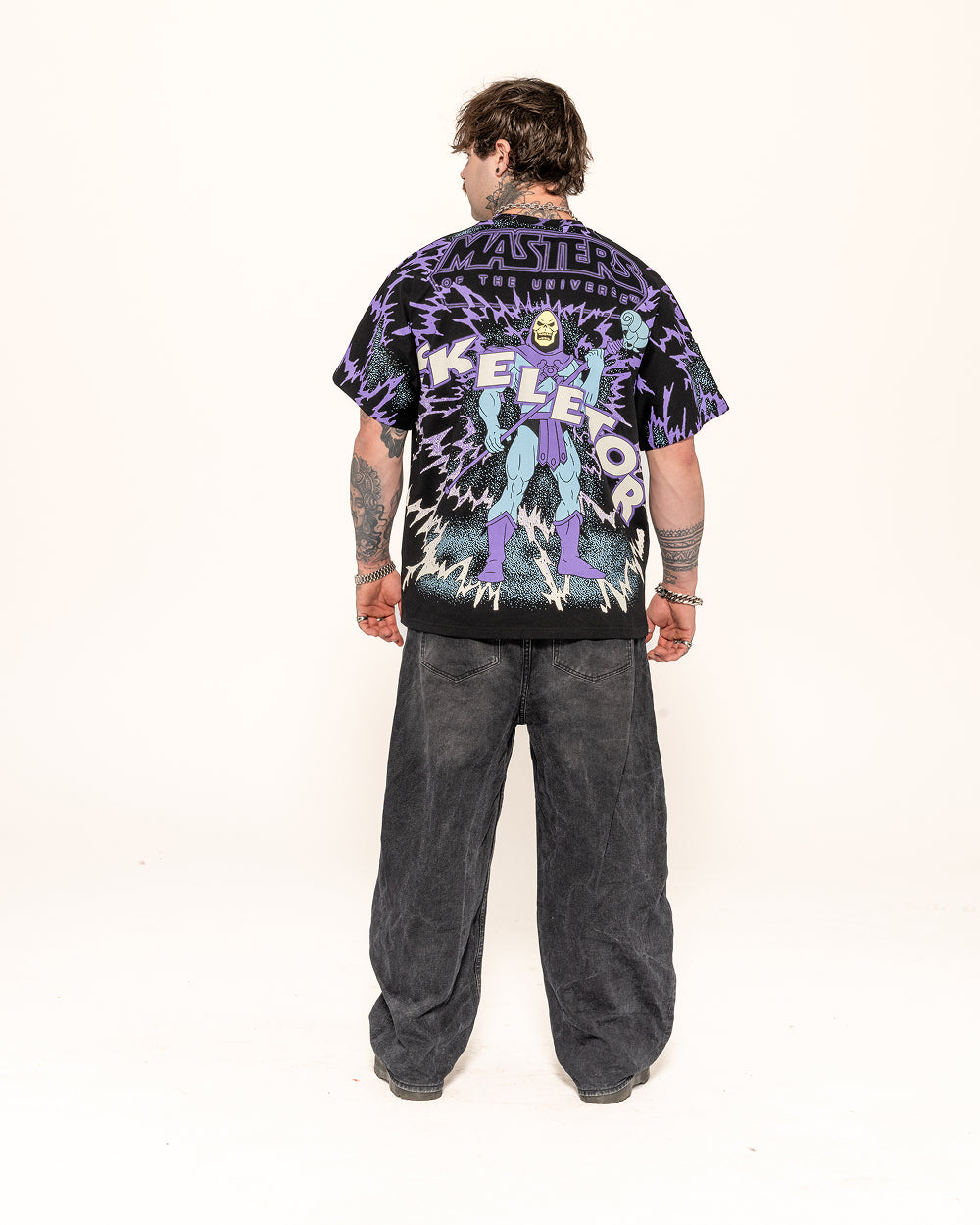 Skeletor Black Oversized Tee