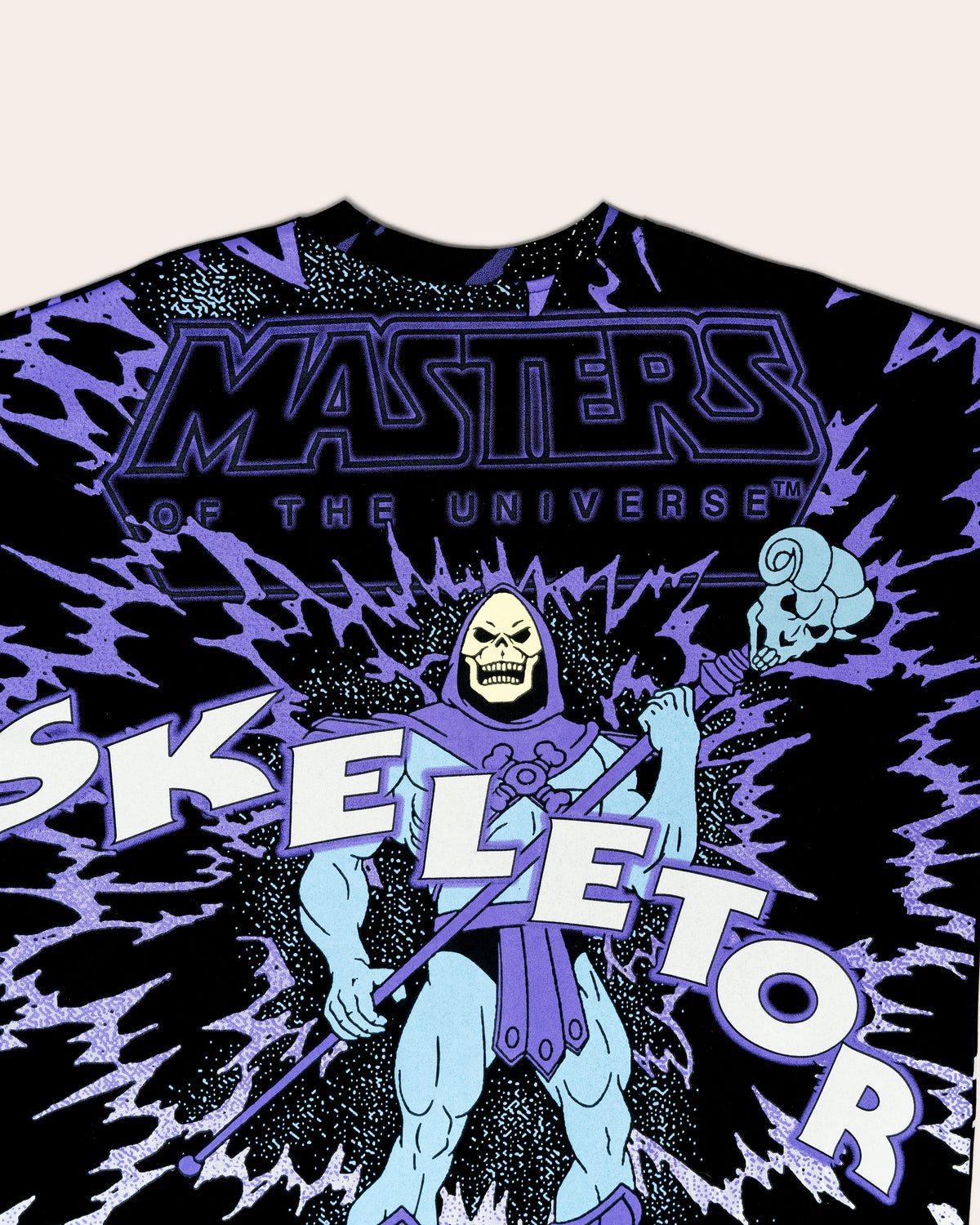 Skeletor Black Oversized Tee