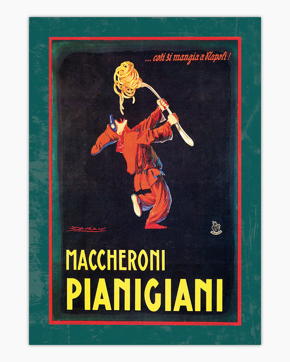 Maccheroni Pianigiani Art Print Australia Online