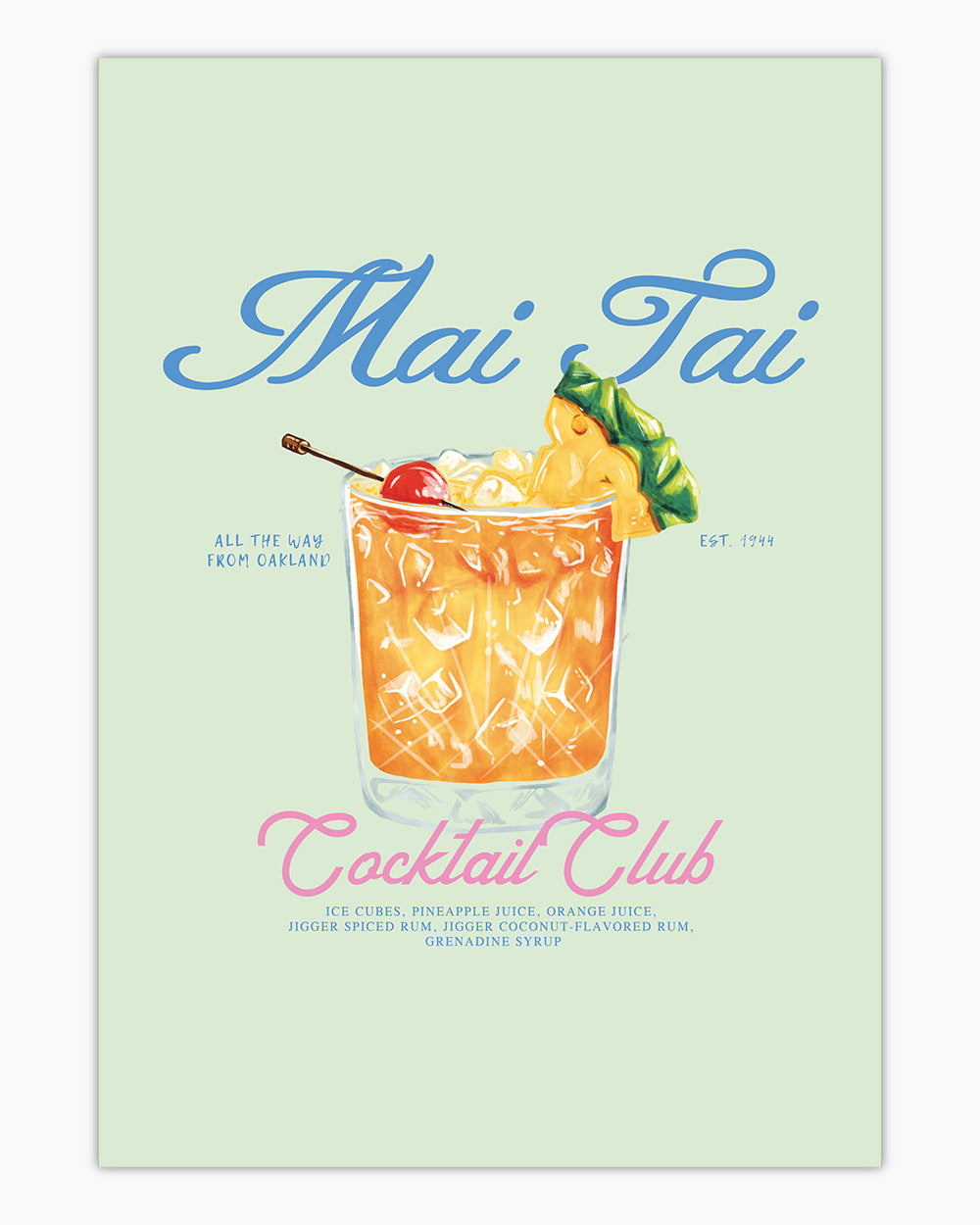 Mai Tai Art Print