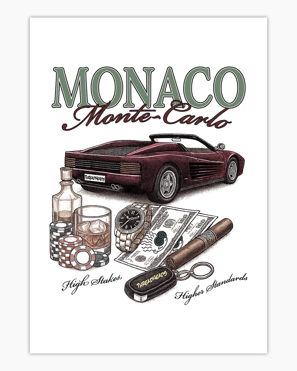 Monaco Money Art Print