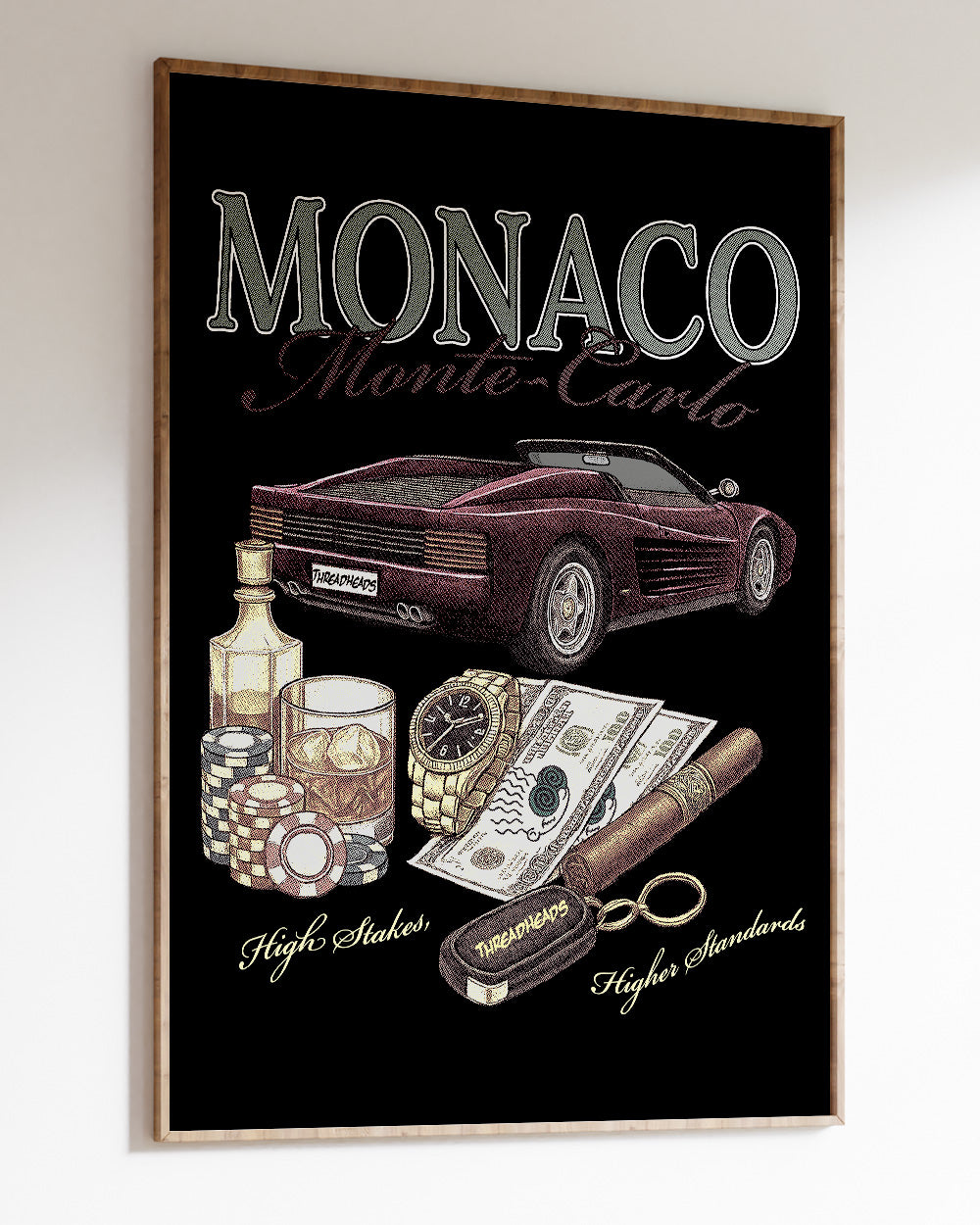 Monaco Money Art Print