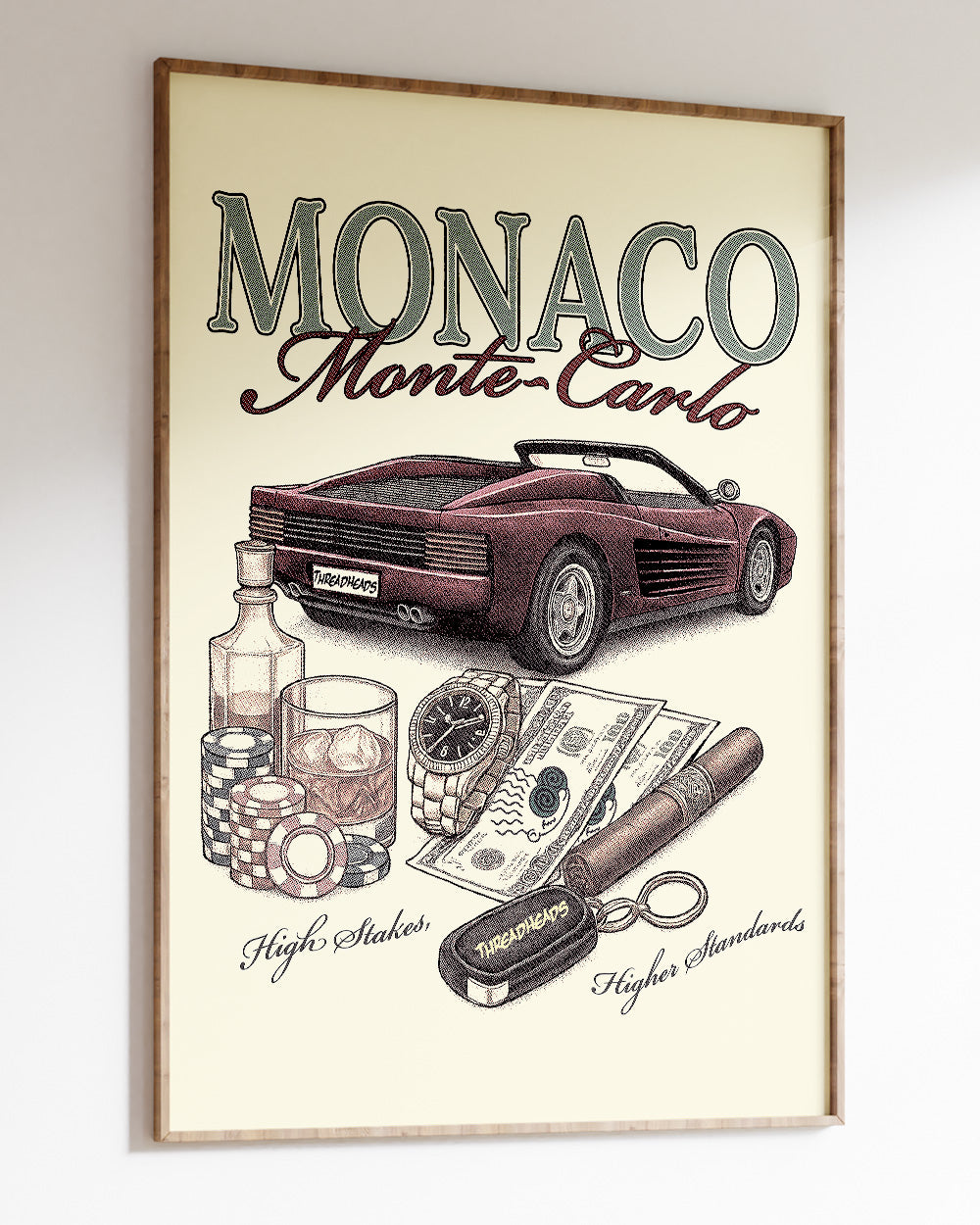 Monaco Money Art Print