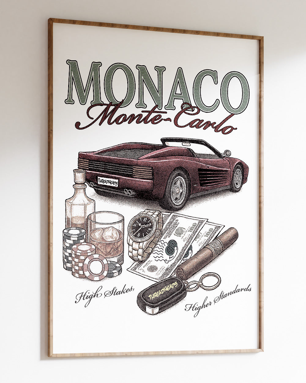 Monaco Money Art Print