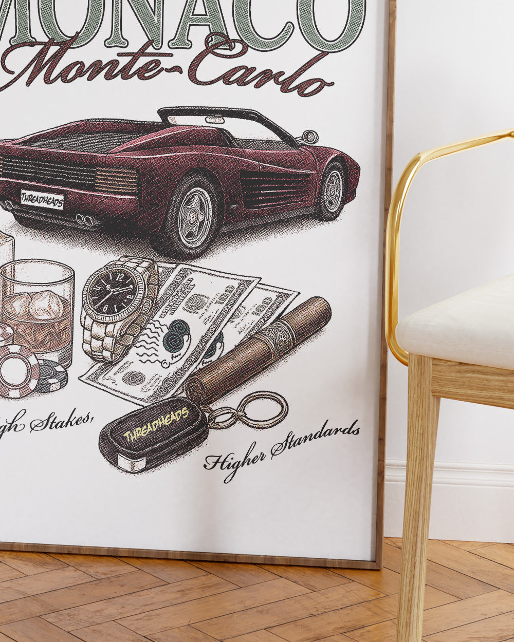 Monaco Money Art Print