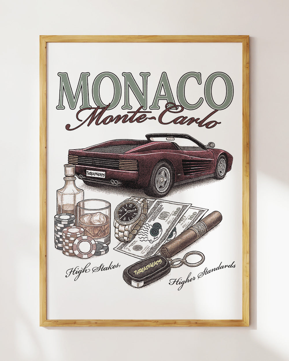 Monaco Money Art Print