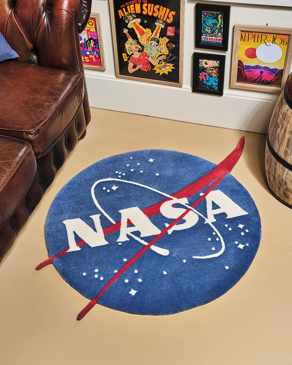 Nasa Meatball Tufted Rug | Threadheads Exclusive