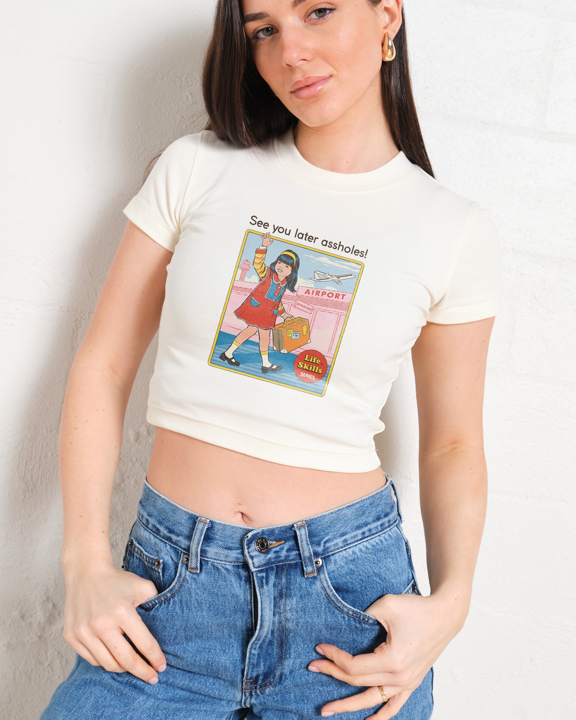 See You Later Assholes Baby Tee Graphic Baby Tee Australia Online