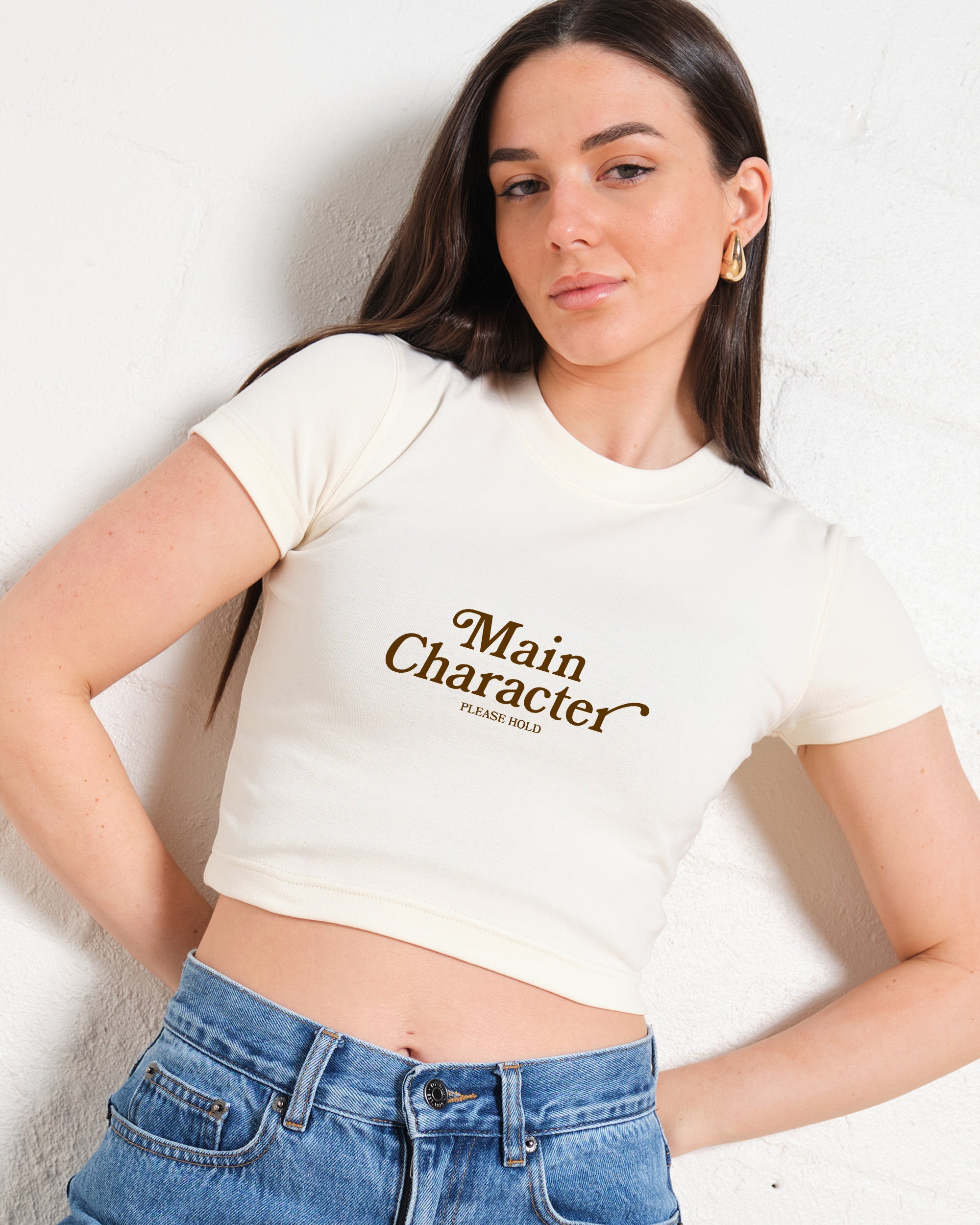 Main Character Baby Tee Graphic Baby Tee Australia Online