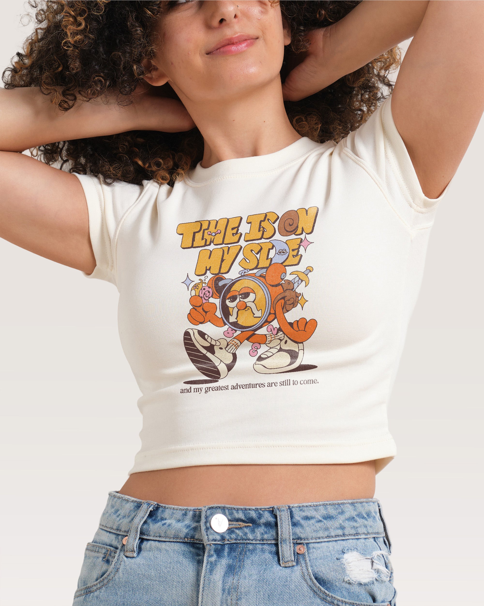 Time is on My Side Natural Baby Tee