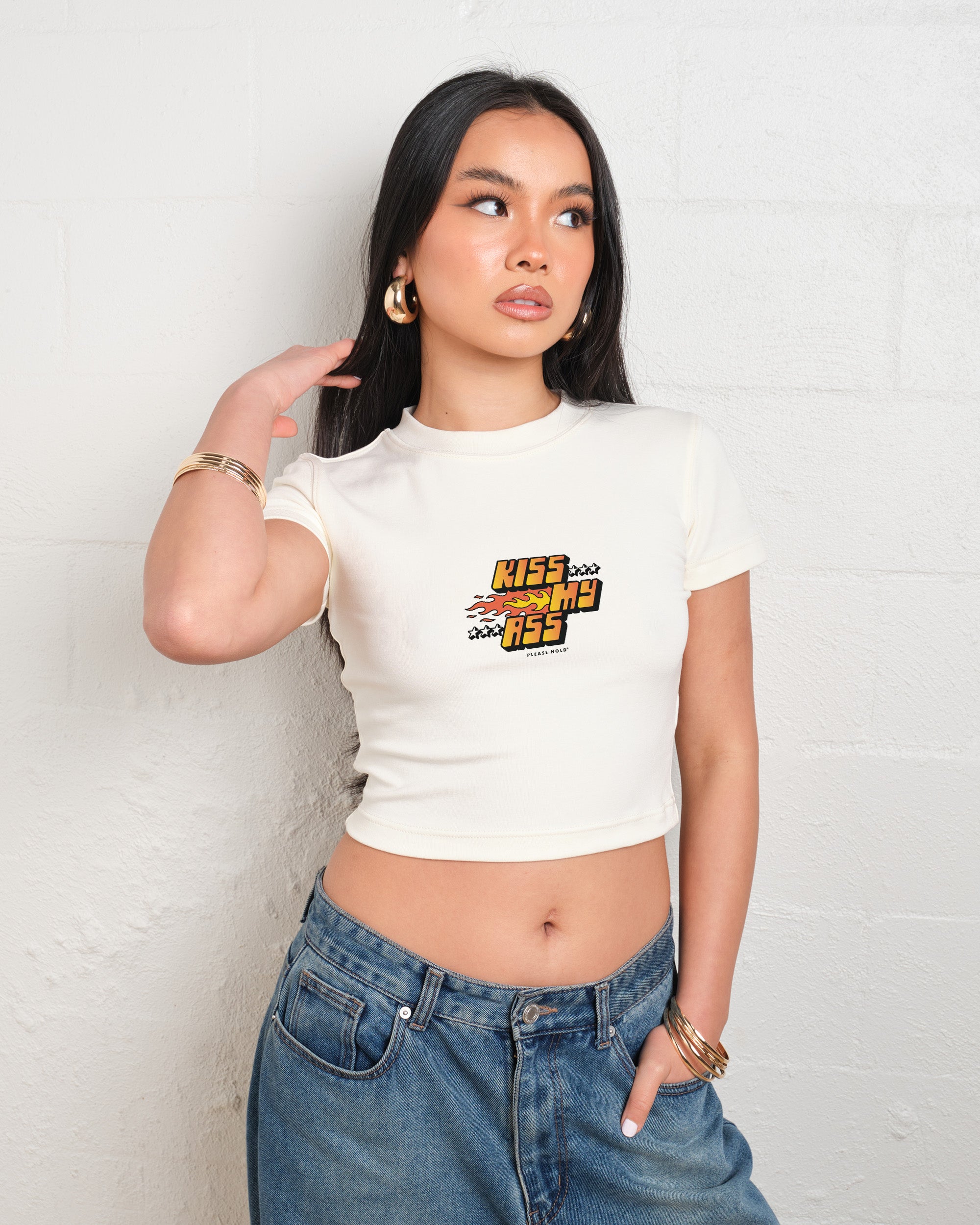 Kiss My Ass Baby Tee Graphic Baby Tee Australia Online