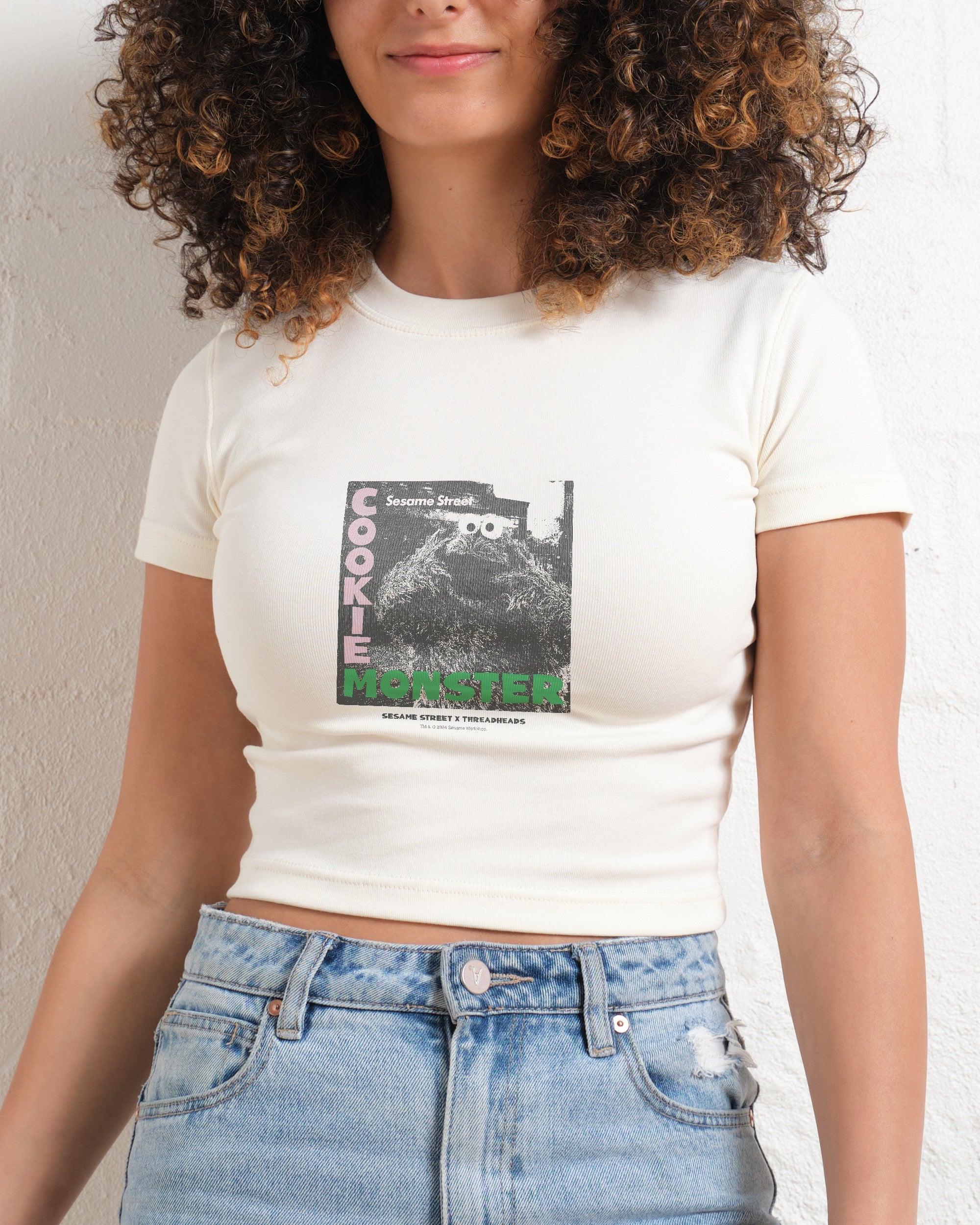 Cookie Monster Calling Baby Tee Graphic Baby Tee Australia Online