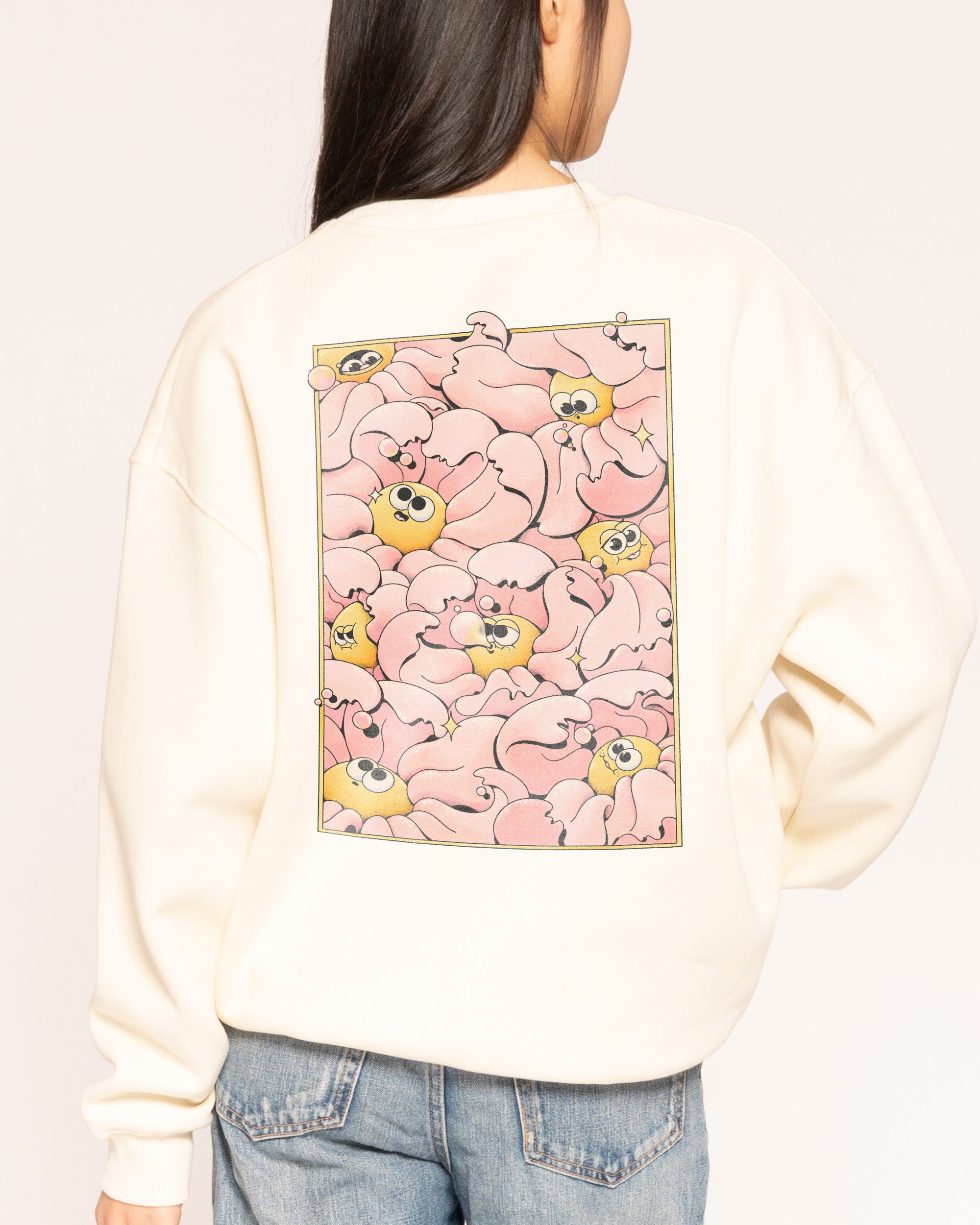 Bubble Blossom Natural Sweatshirt