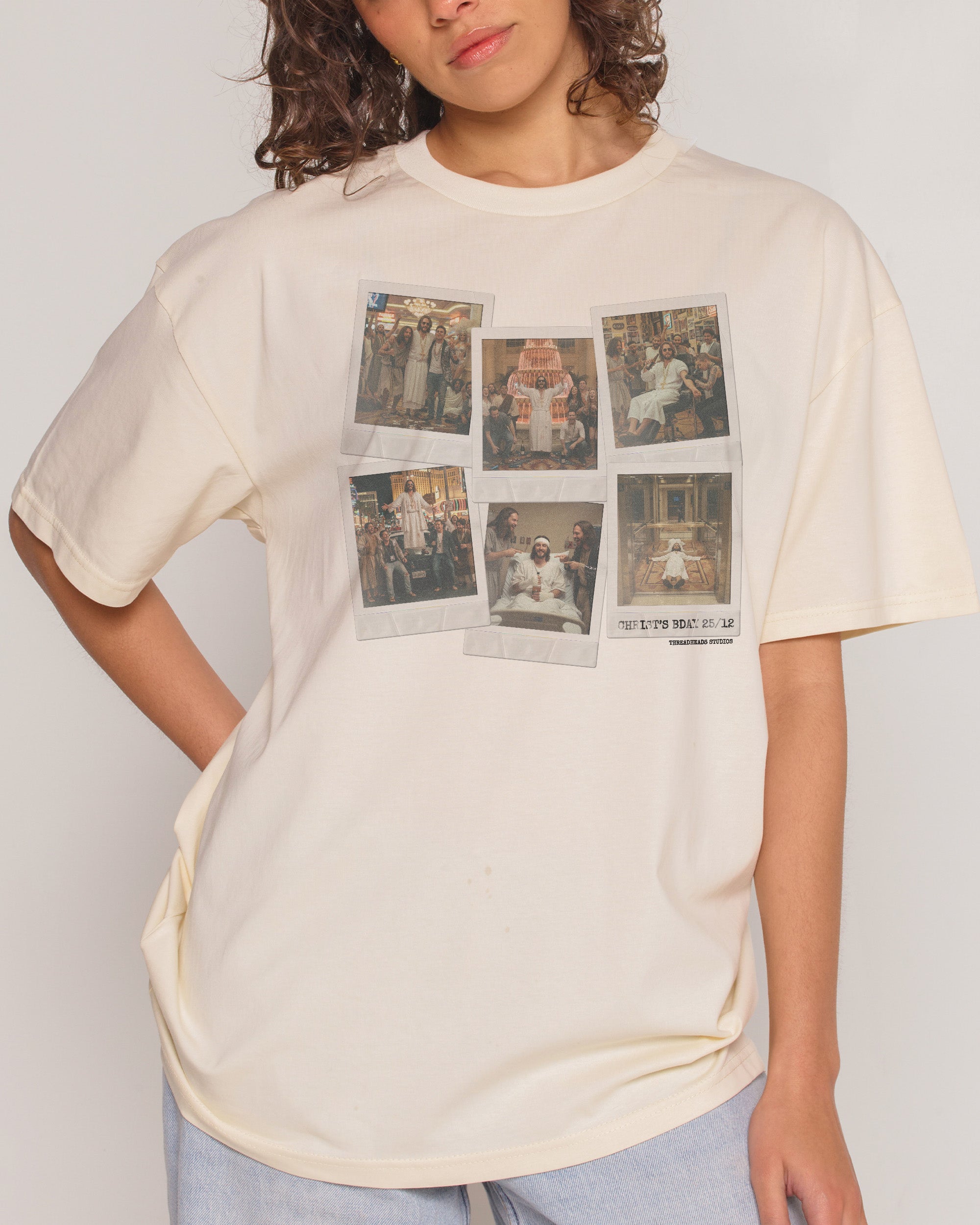 Christ's Bday Bender Natural T-Shirt