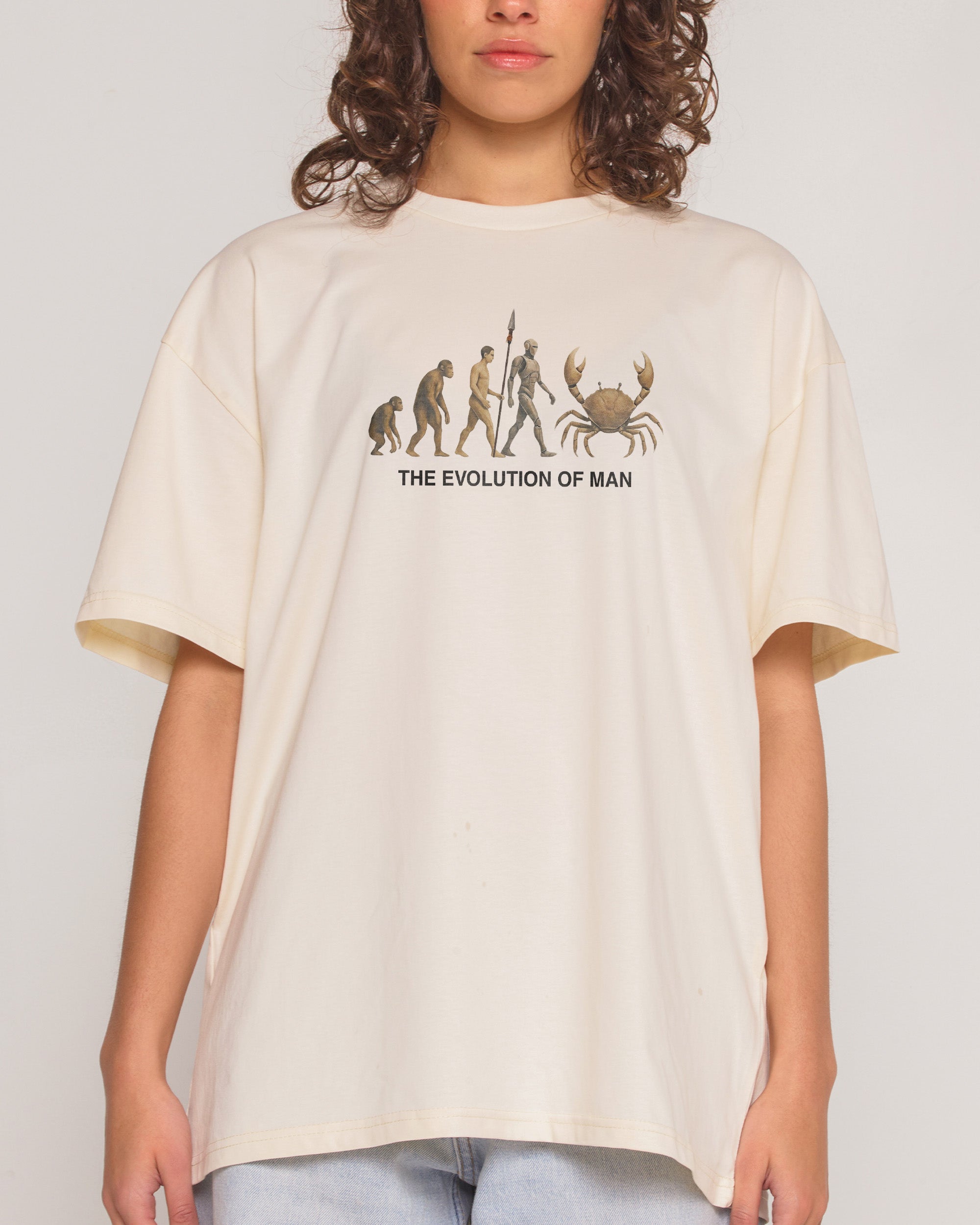 Evolution of Man Natural T-Shirt