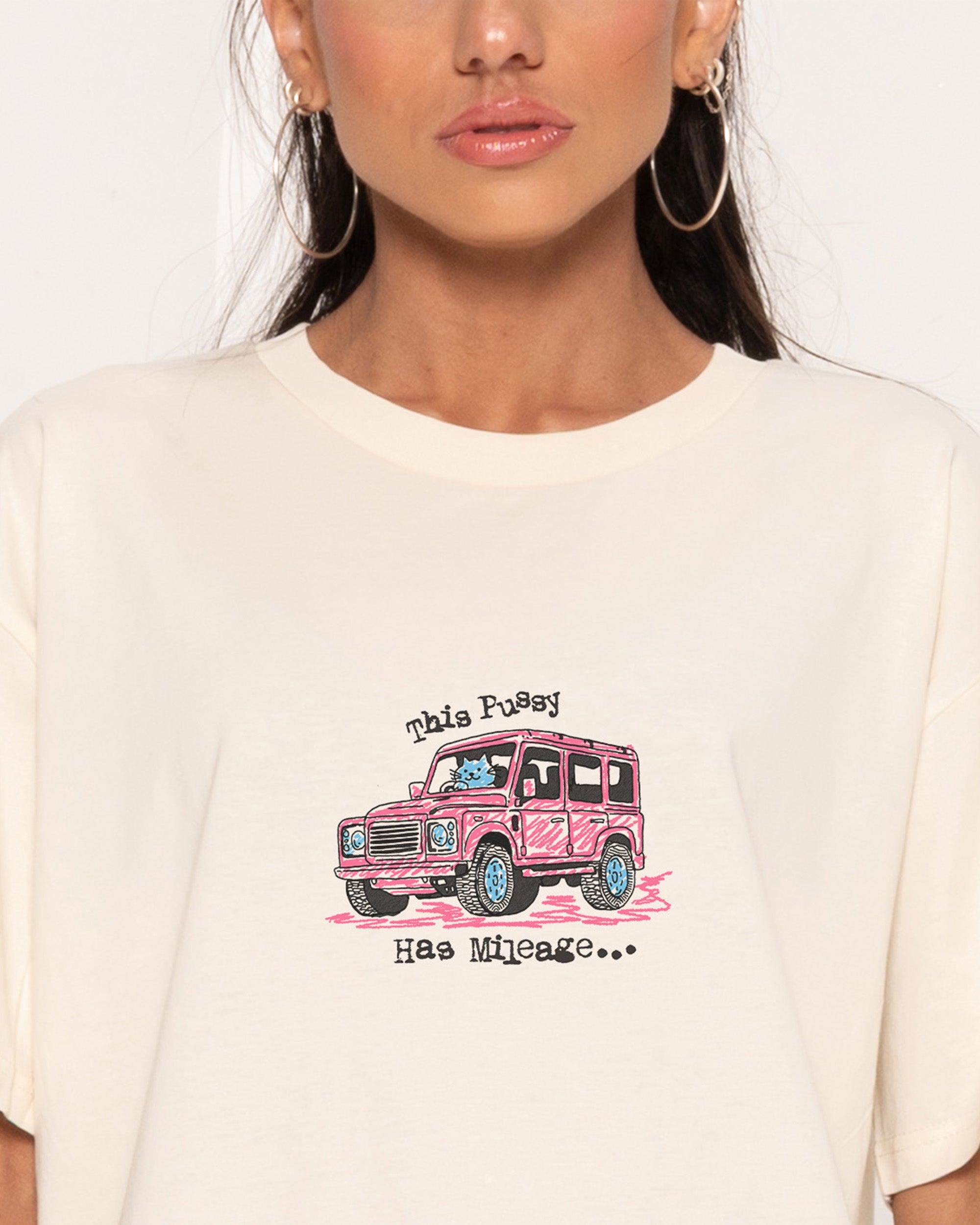 Pussy Has Mileage T-Shirt – view 3