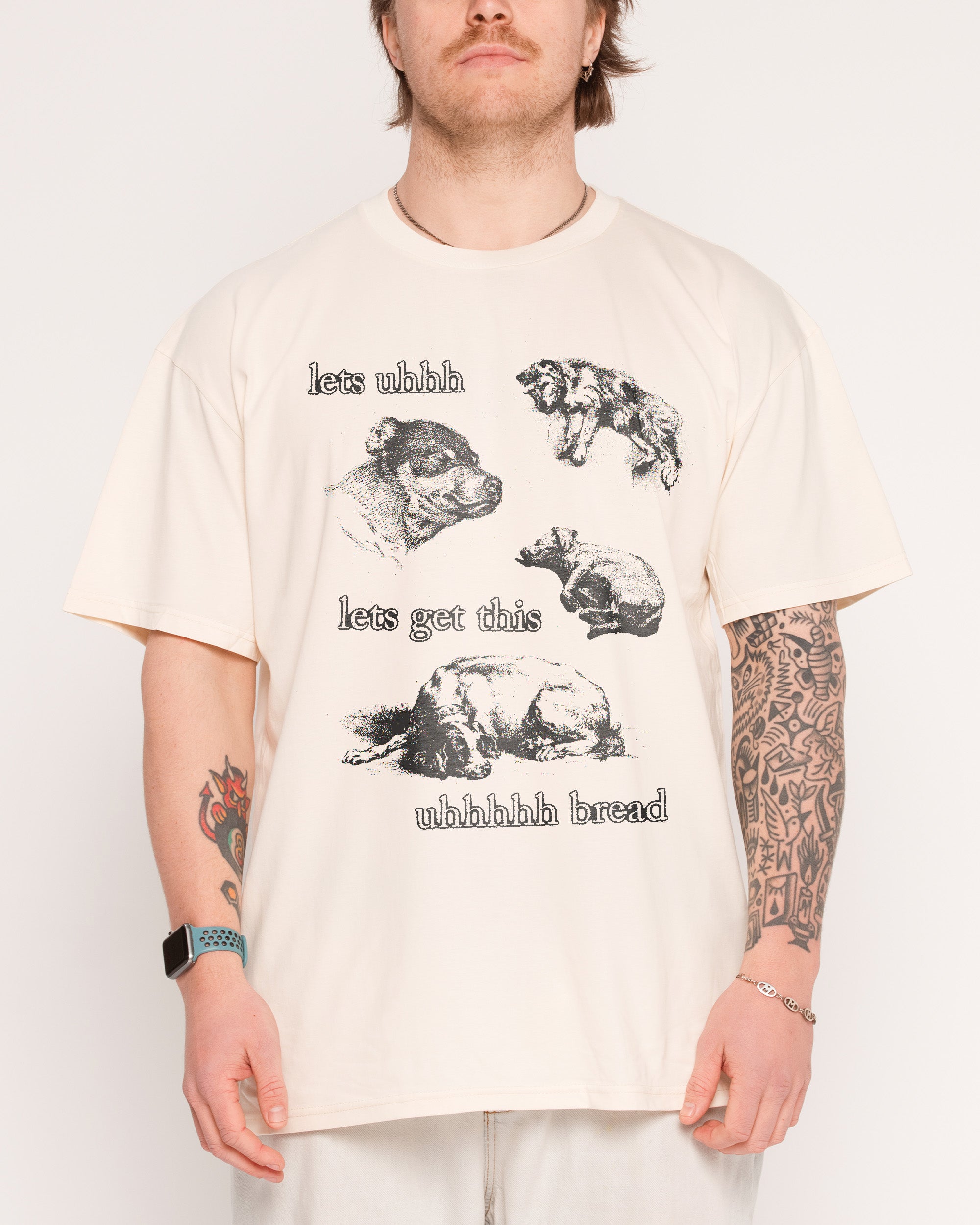 Lets Get This Bread Natural T-Shirt