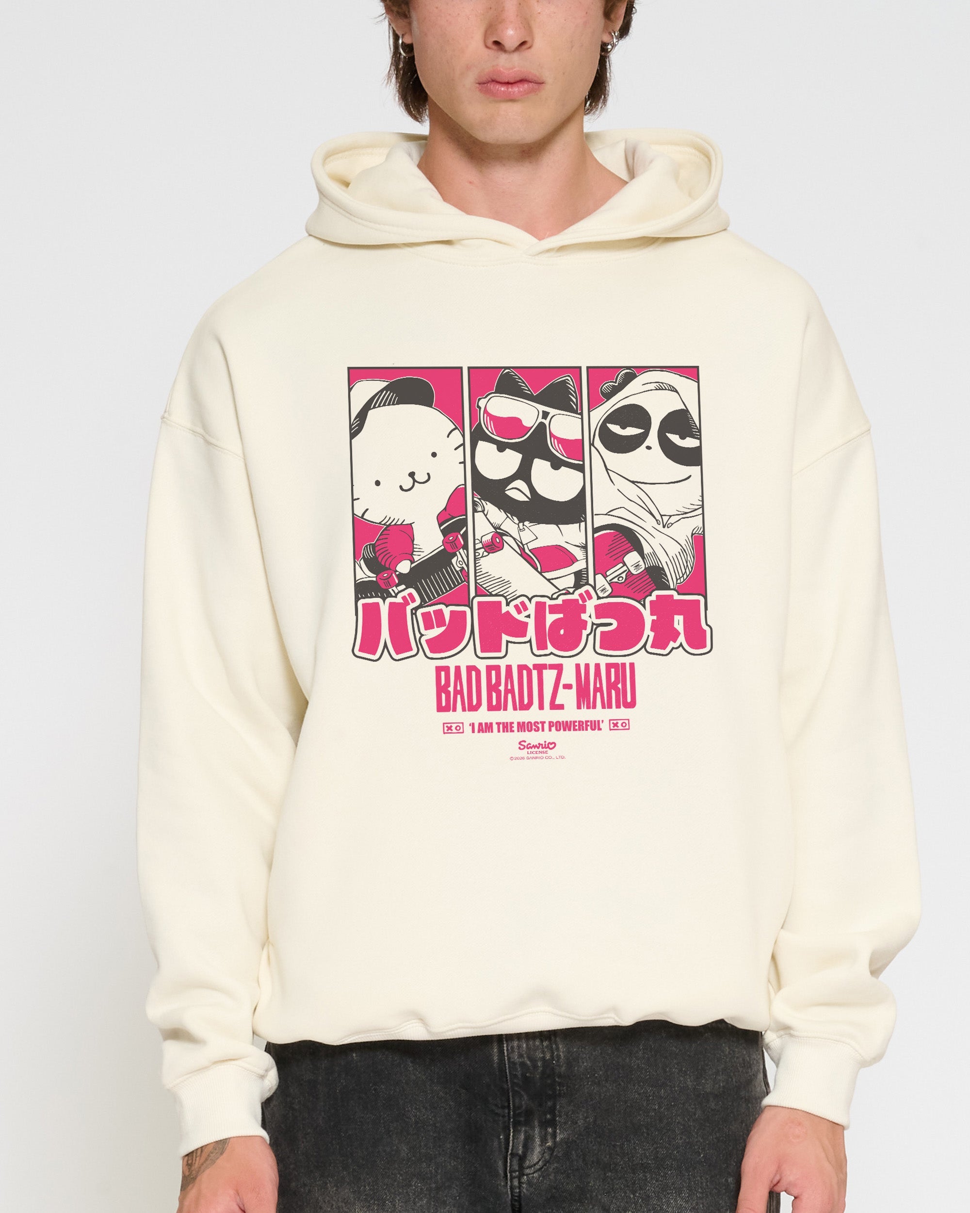 Bad Badtz-Maru Skate Hoodie Official Hello Kitty and Friends collab Threadheads