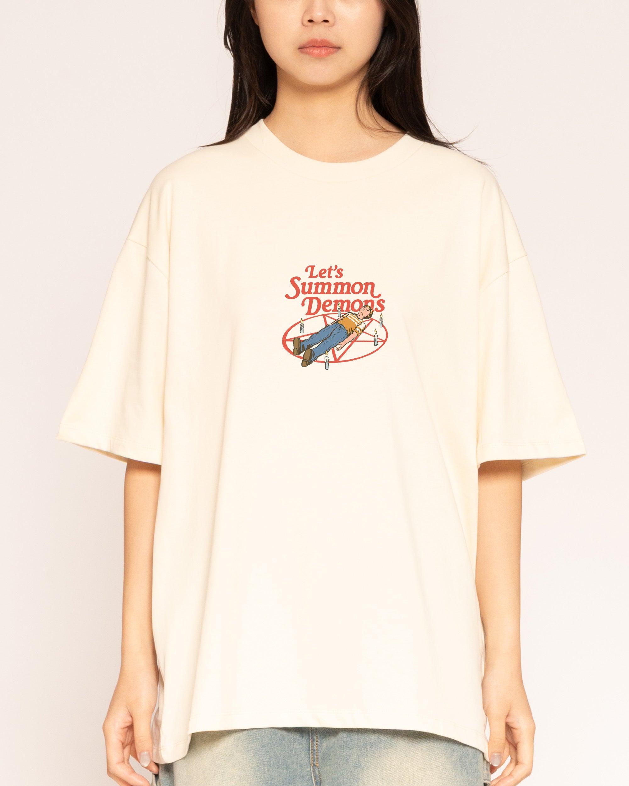 Let's Summon Demons Front and Back T-Shirt