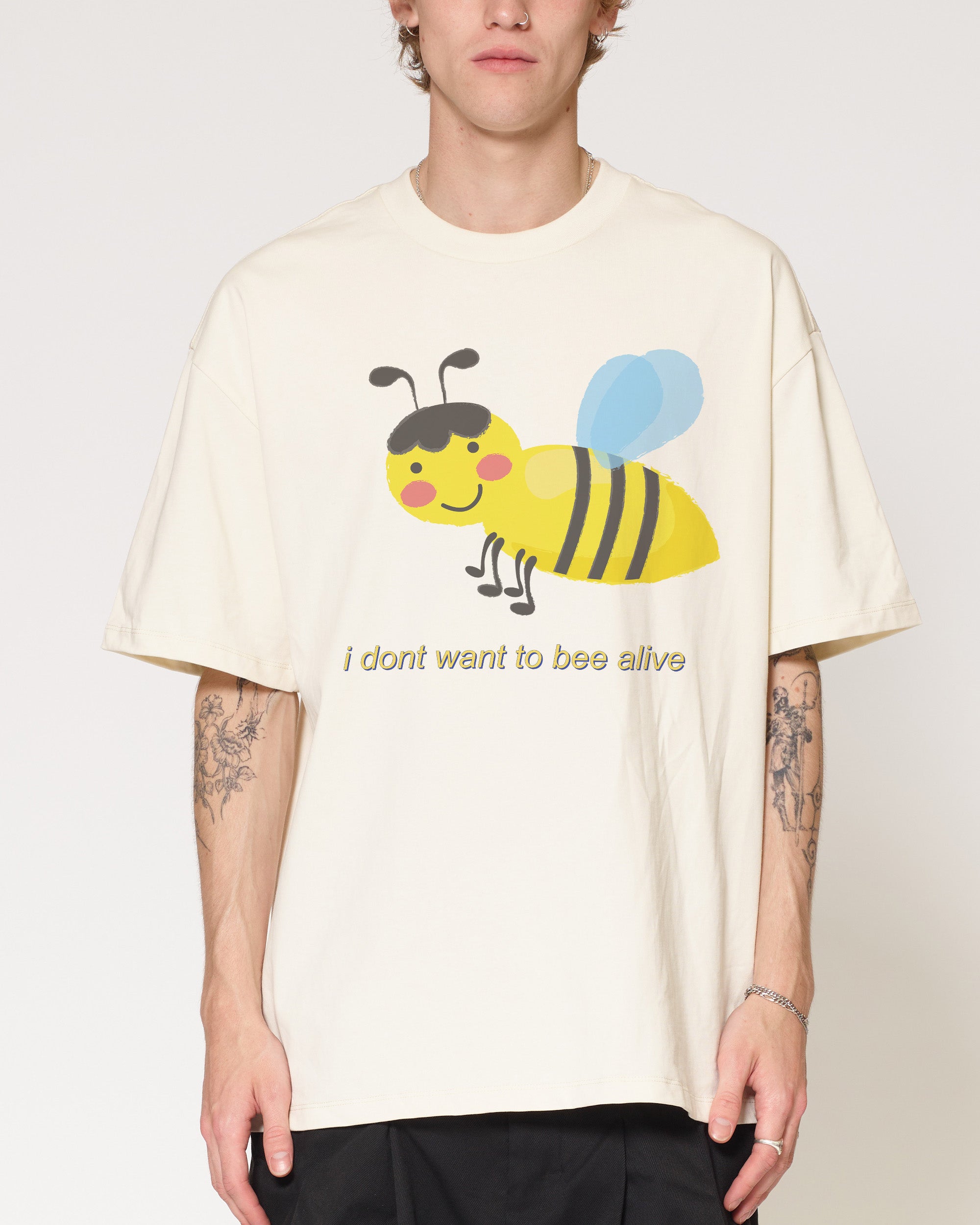I Don't Want To Oversized Tee β view 3
