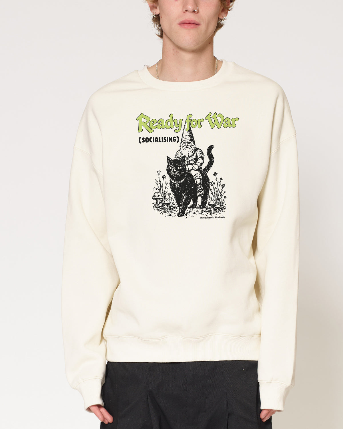 Ready for war Natural Sweatshirt