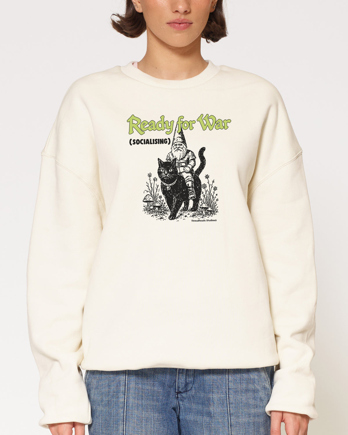 Ready for war Natural Sweatshirt