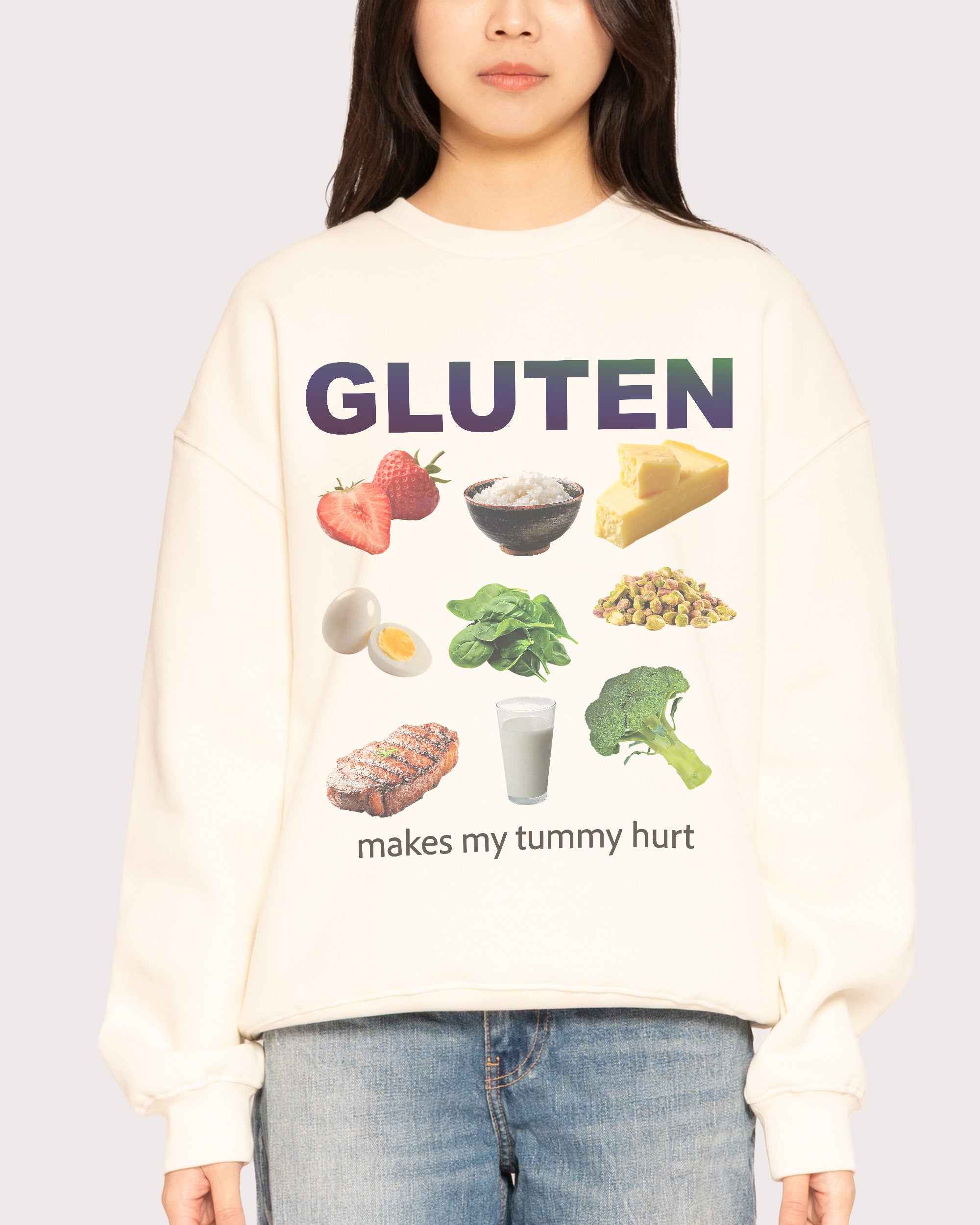Gluten Starter Pack Natural Sweatshirt